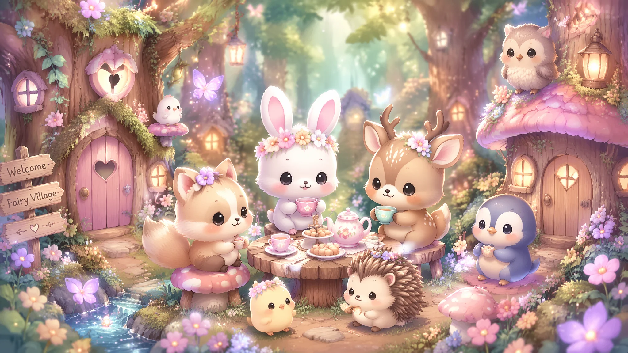 AI小小世界绘画：迷你可爱风与袖珍童话场景的创意指南
