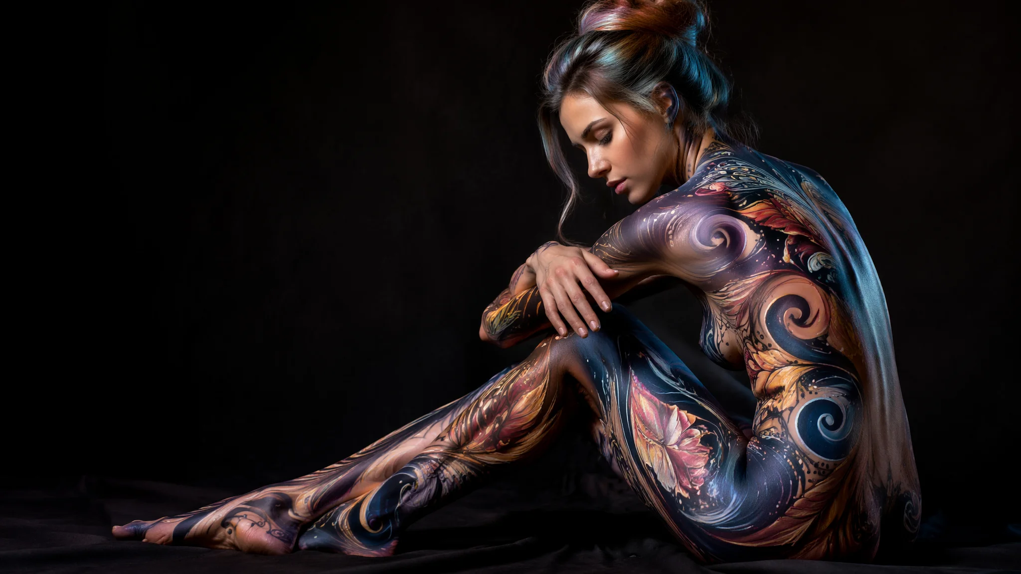AI美女身材绘画：完美体型与时尚美感的女性角色视觉设计技法