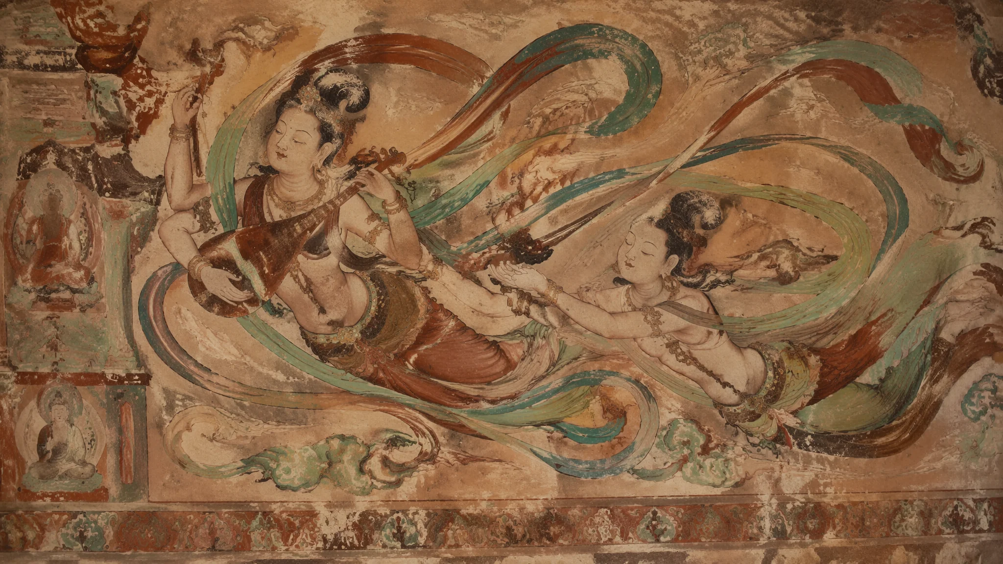 AI敦煌飞天绘画：丝路壁画与佛教艺术之美的数字化再现创作