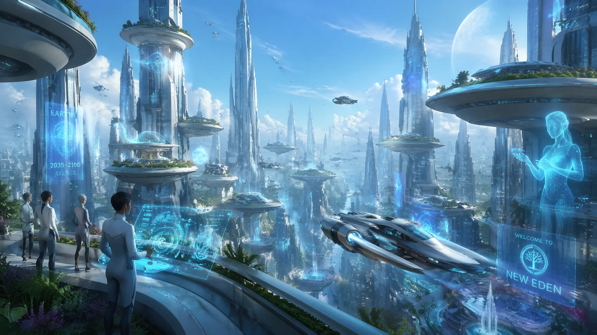 AI未来纪元绘画进阶：赛博格人类与星际文明的科幻概念视觉创作