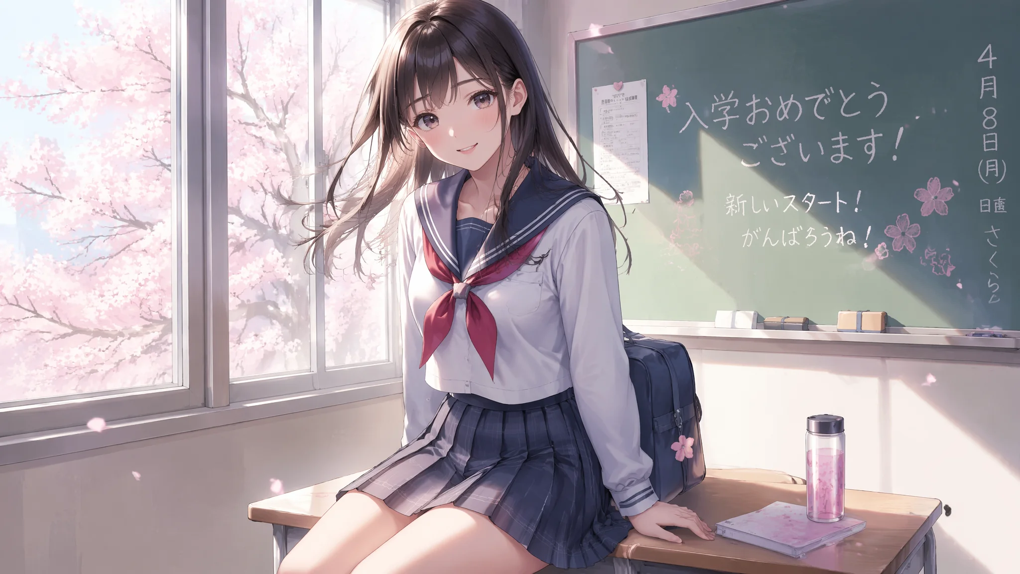 AIJK制服裙绘画：日式校园风与少女青春气息的服装视觉设计