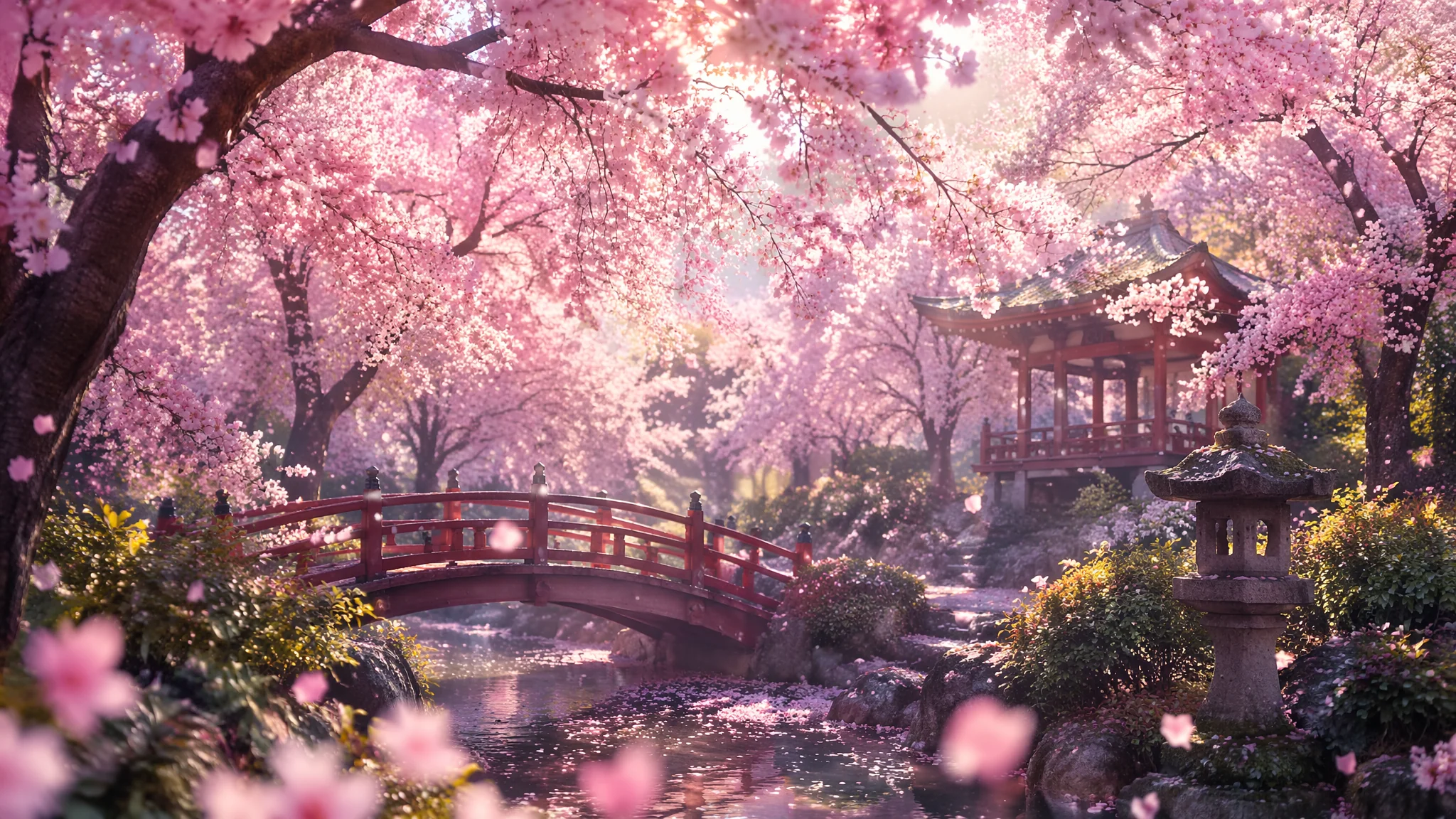樱花图片AI绘画：春日樱花场景的浪漫关键词与氛围指南