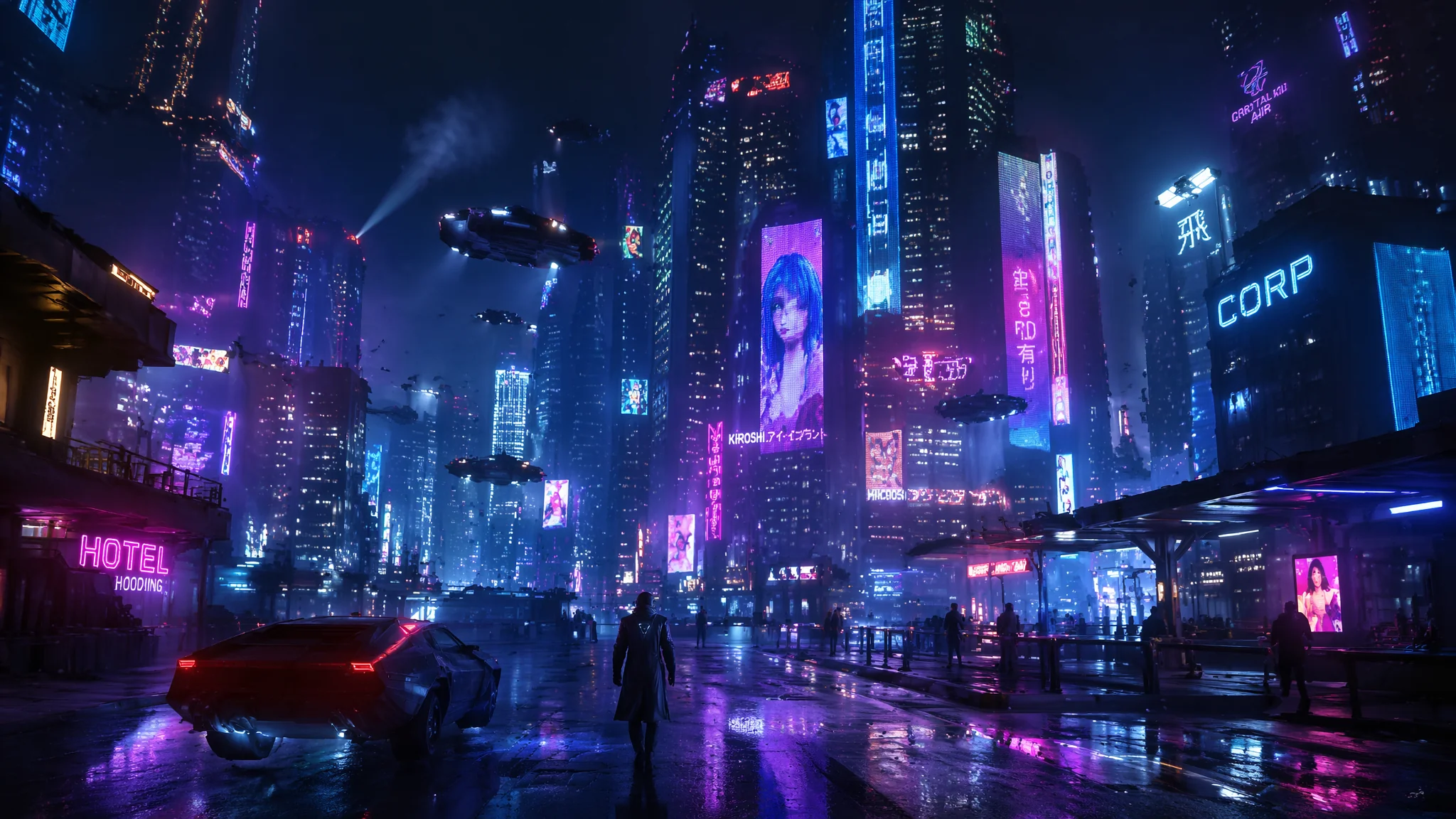 未来城市AI绘画关键词：赛博朋克到科技都市的一键生成攻略