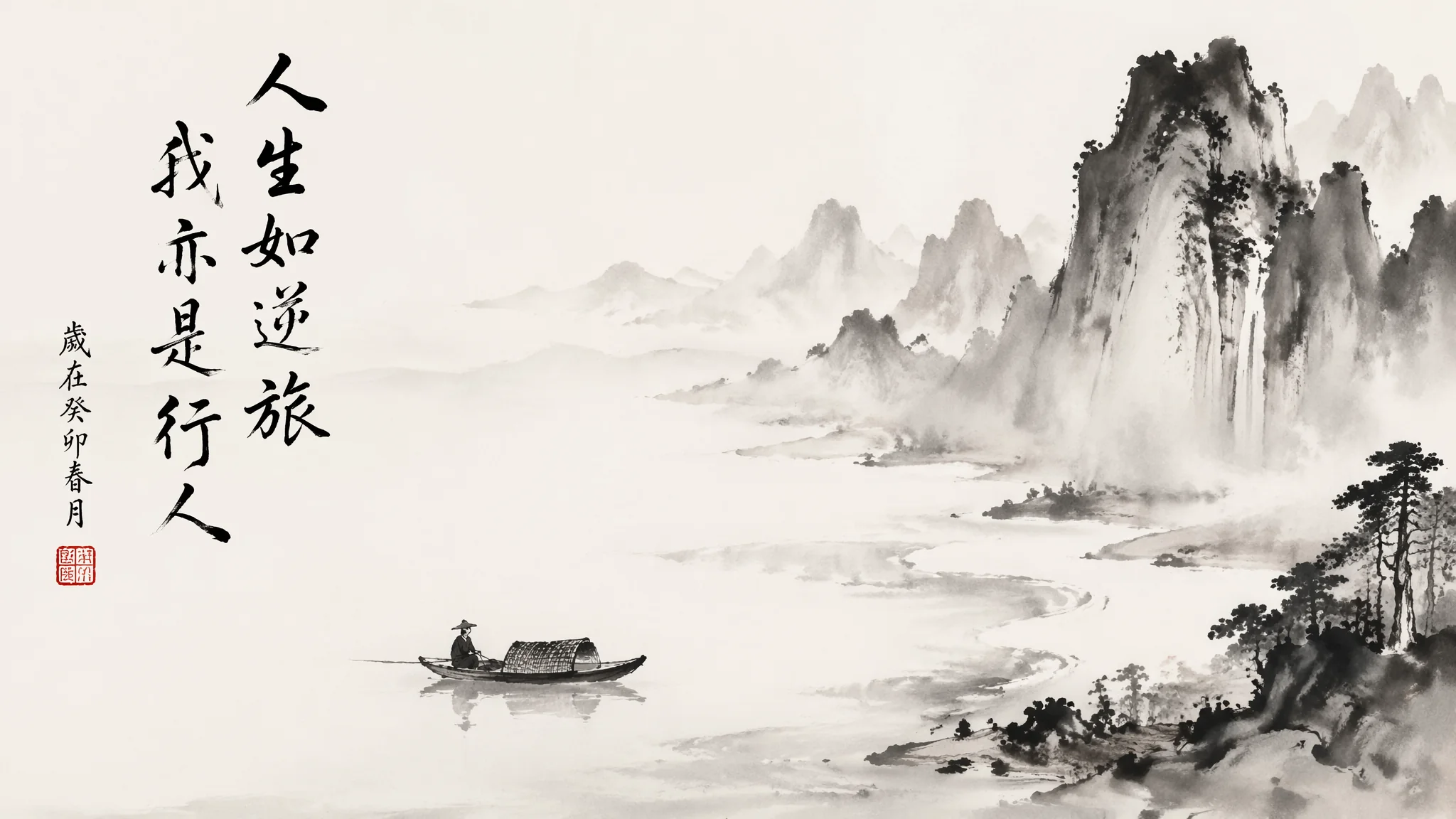 AI绘画生成水墨画：中国传统水墨风格的关键词与参数指南