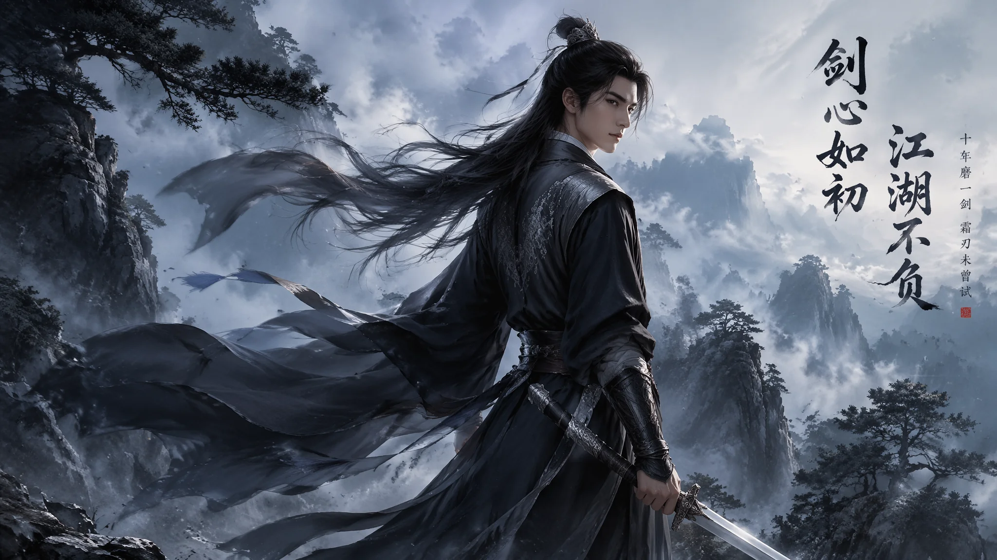 AI绘画男古装全攻略：从武侠到帝王的男性古风角色设计