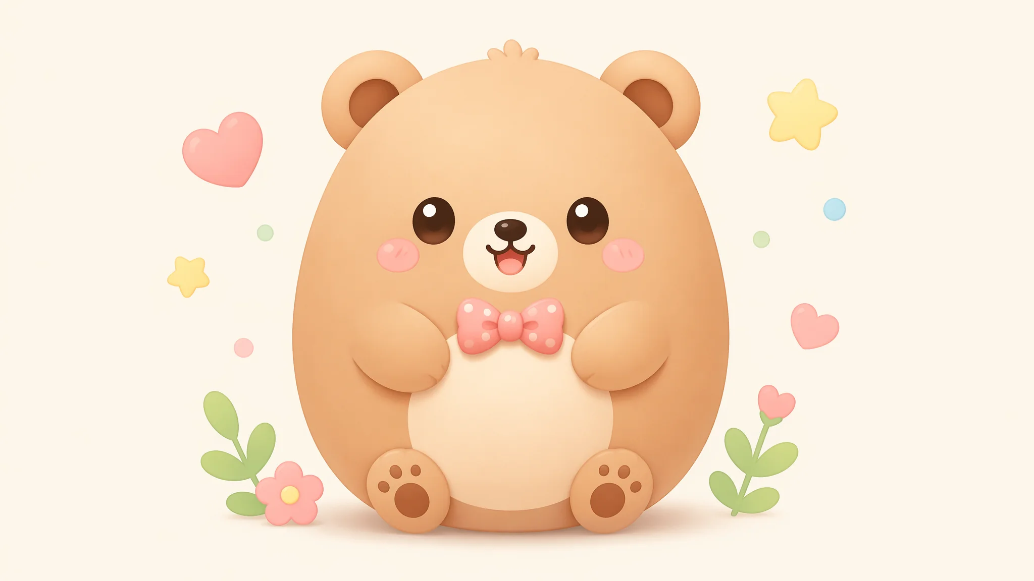 AI绘画熊蛋怎么画？萌系角色的提示词技巧