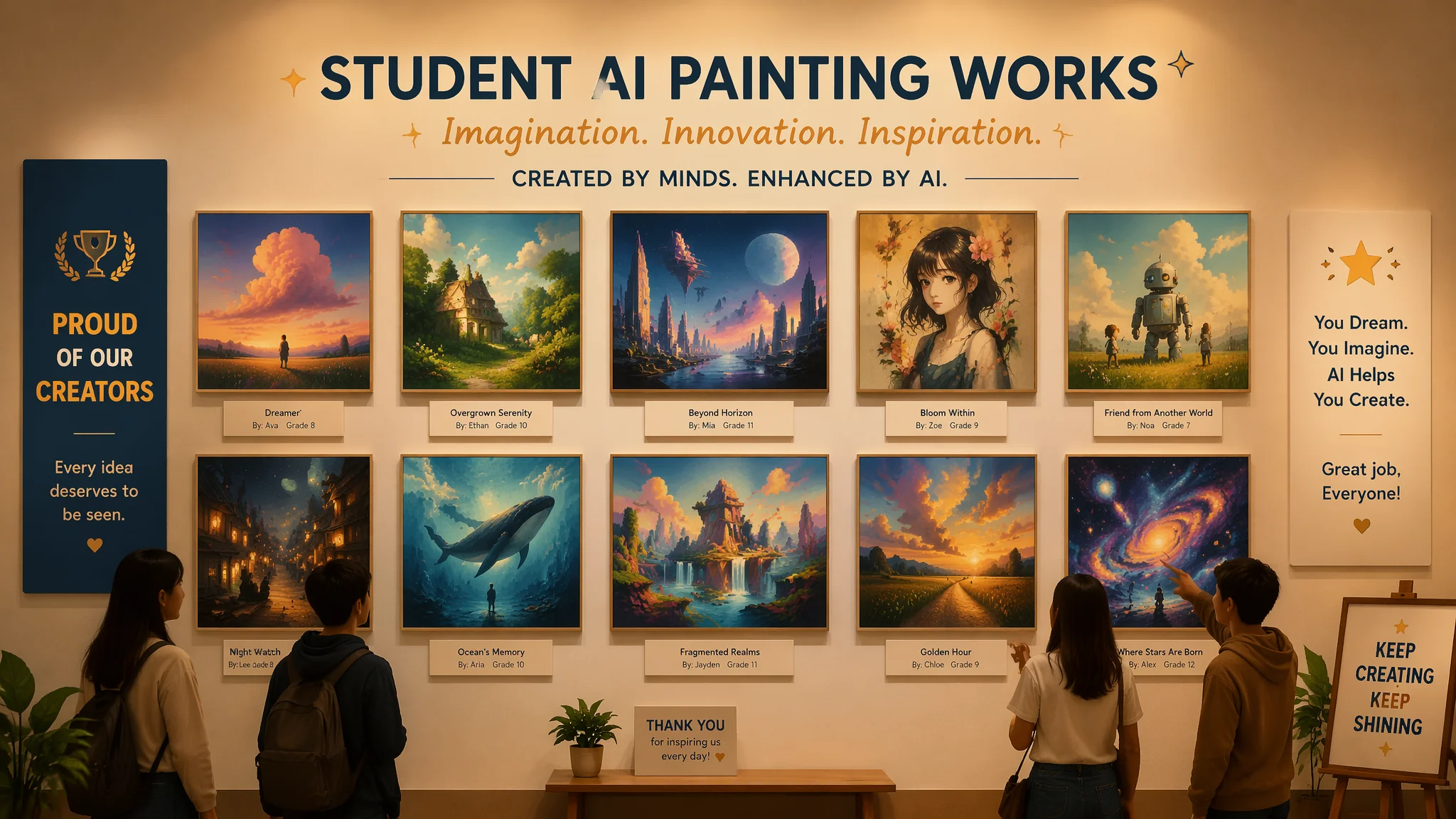 AI绘画学员作品怎么看？学习成果的评判标准