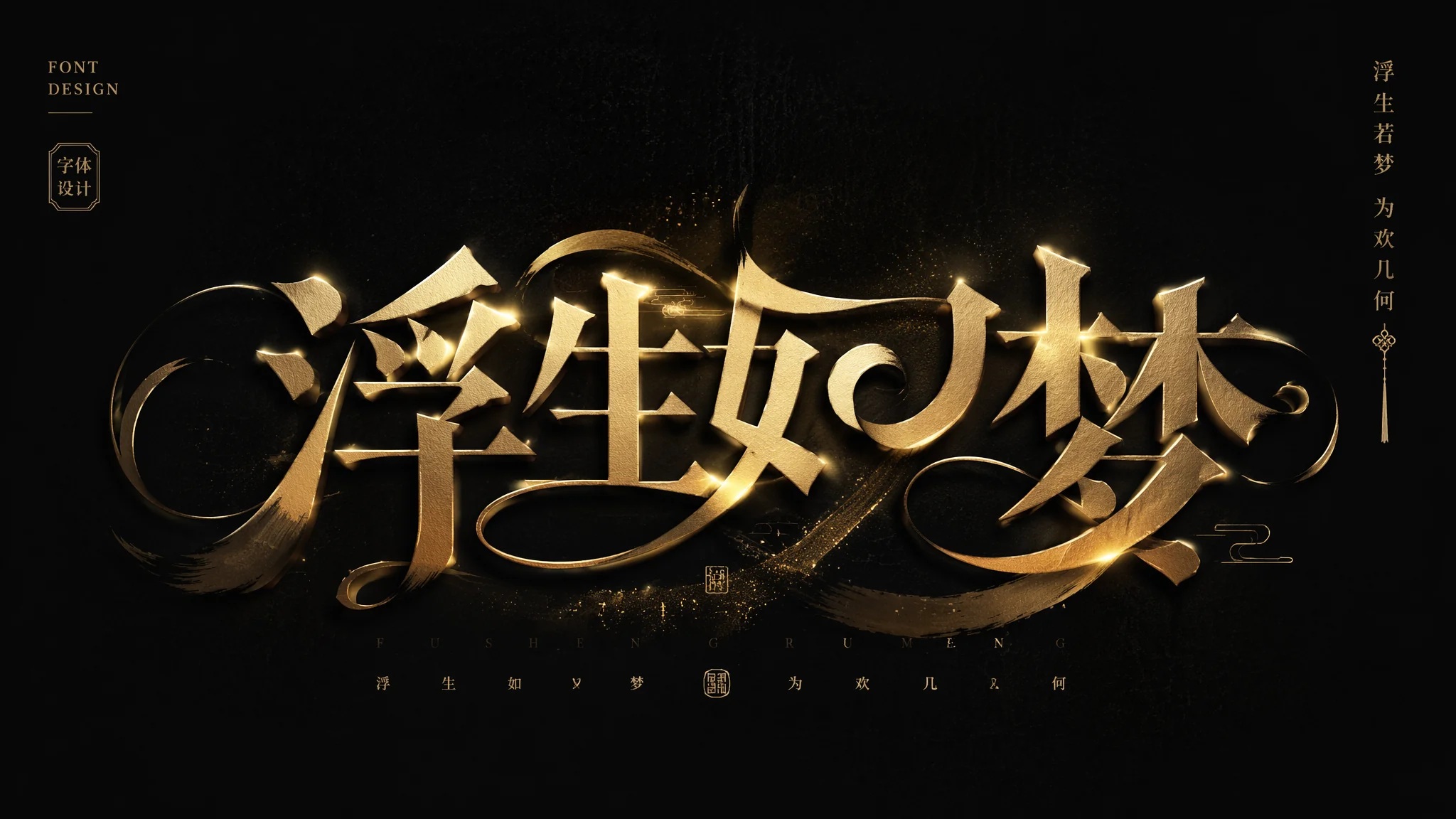 AI绘画做字体设计怎么用？出图到字体应用流程