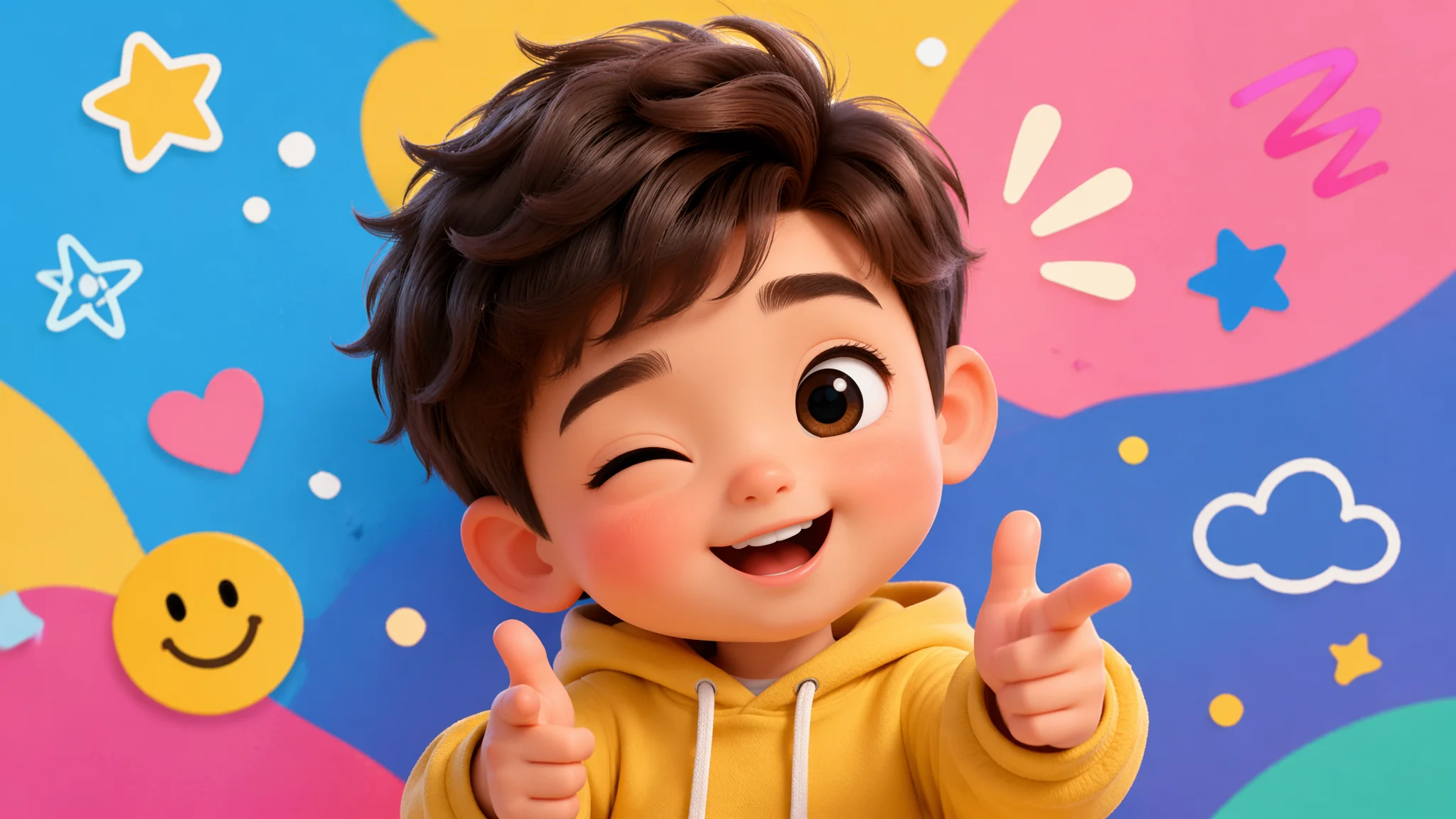 小孩AI绘画头像怎么出图可爱？儿童角色提示词与场景搭配