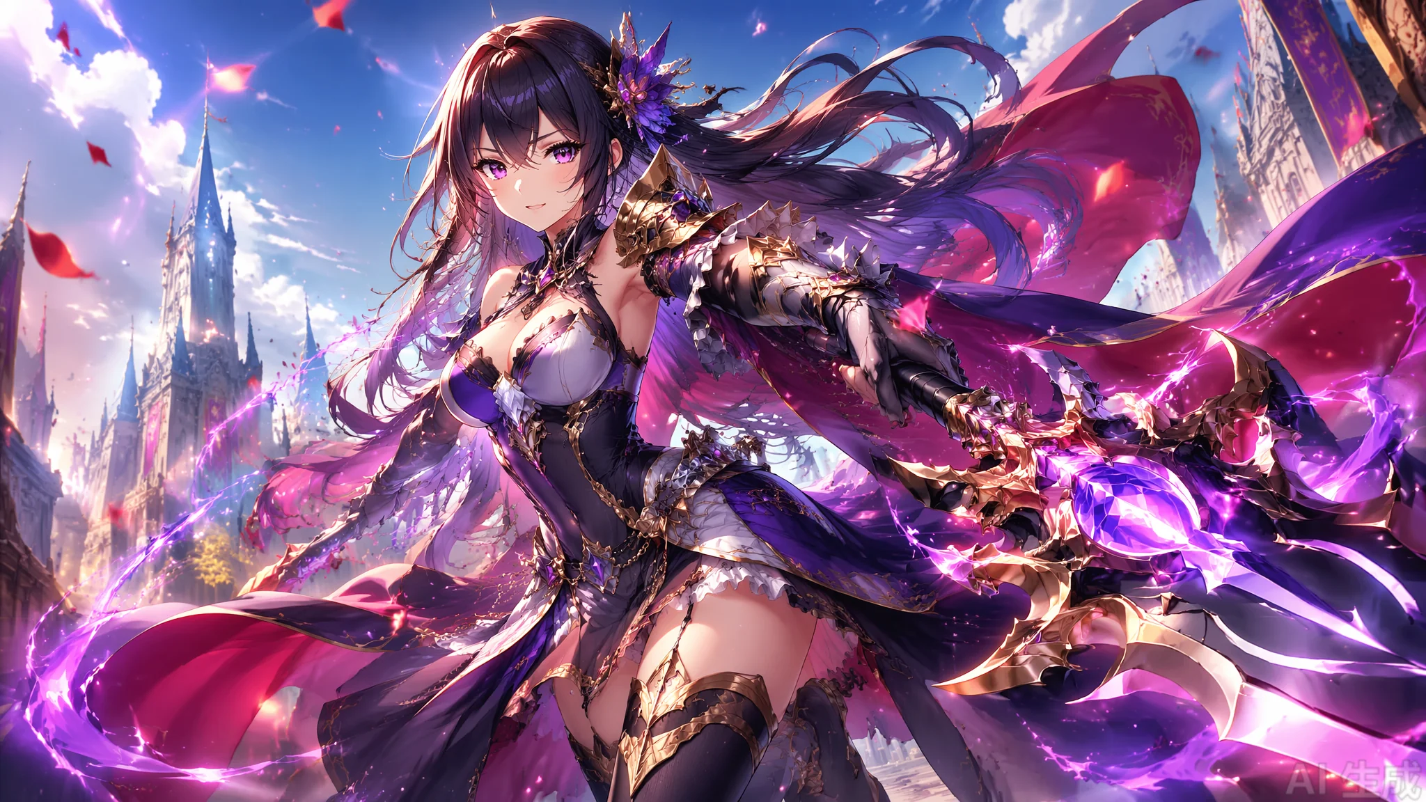游戏少女AI绘画怎么出图有活力？游戏角色提示词与服装设计