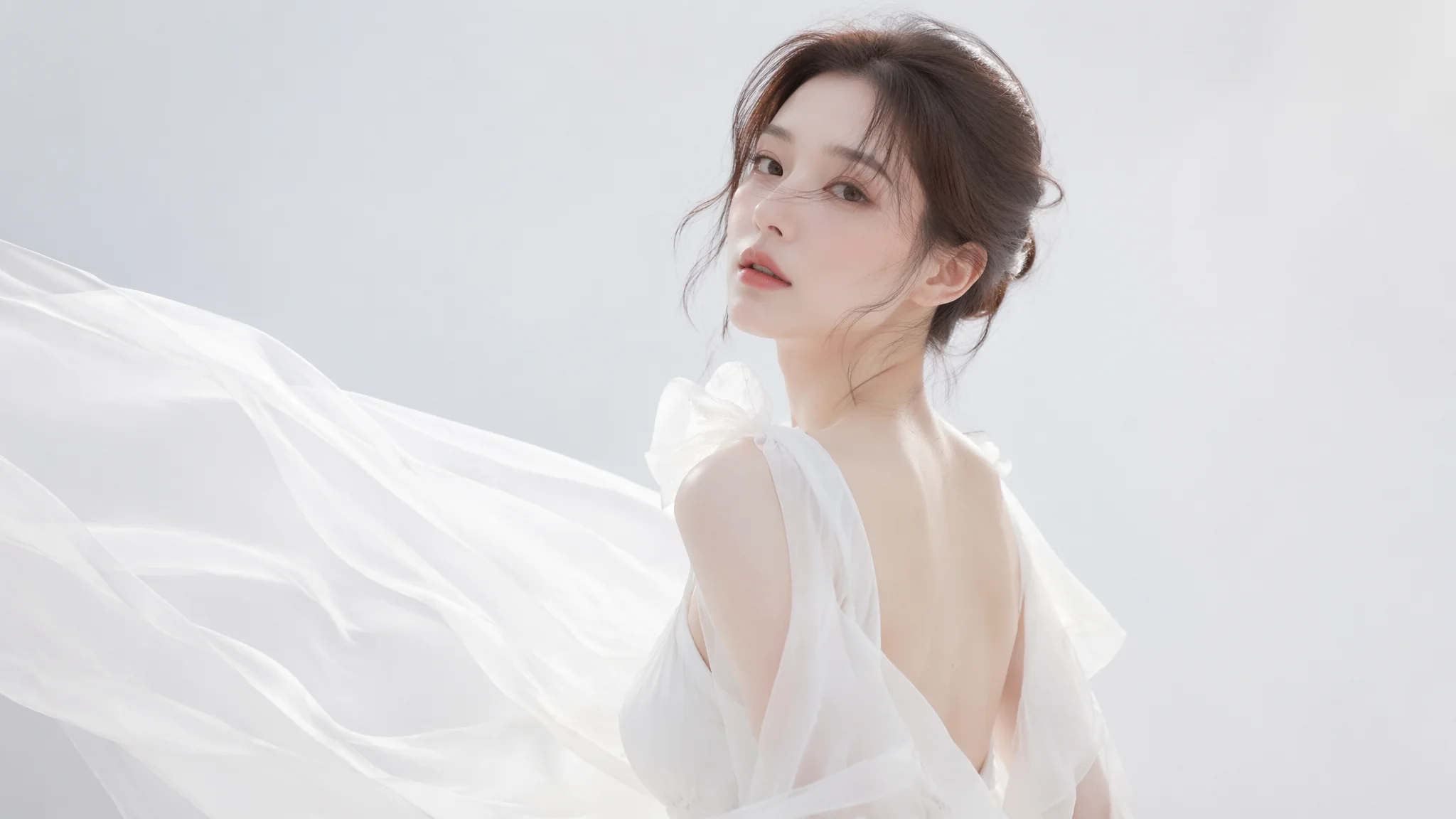 AI绘画白裙子怎么画？白裙美人的提示词