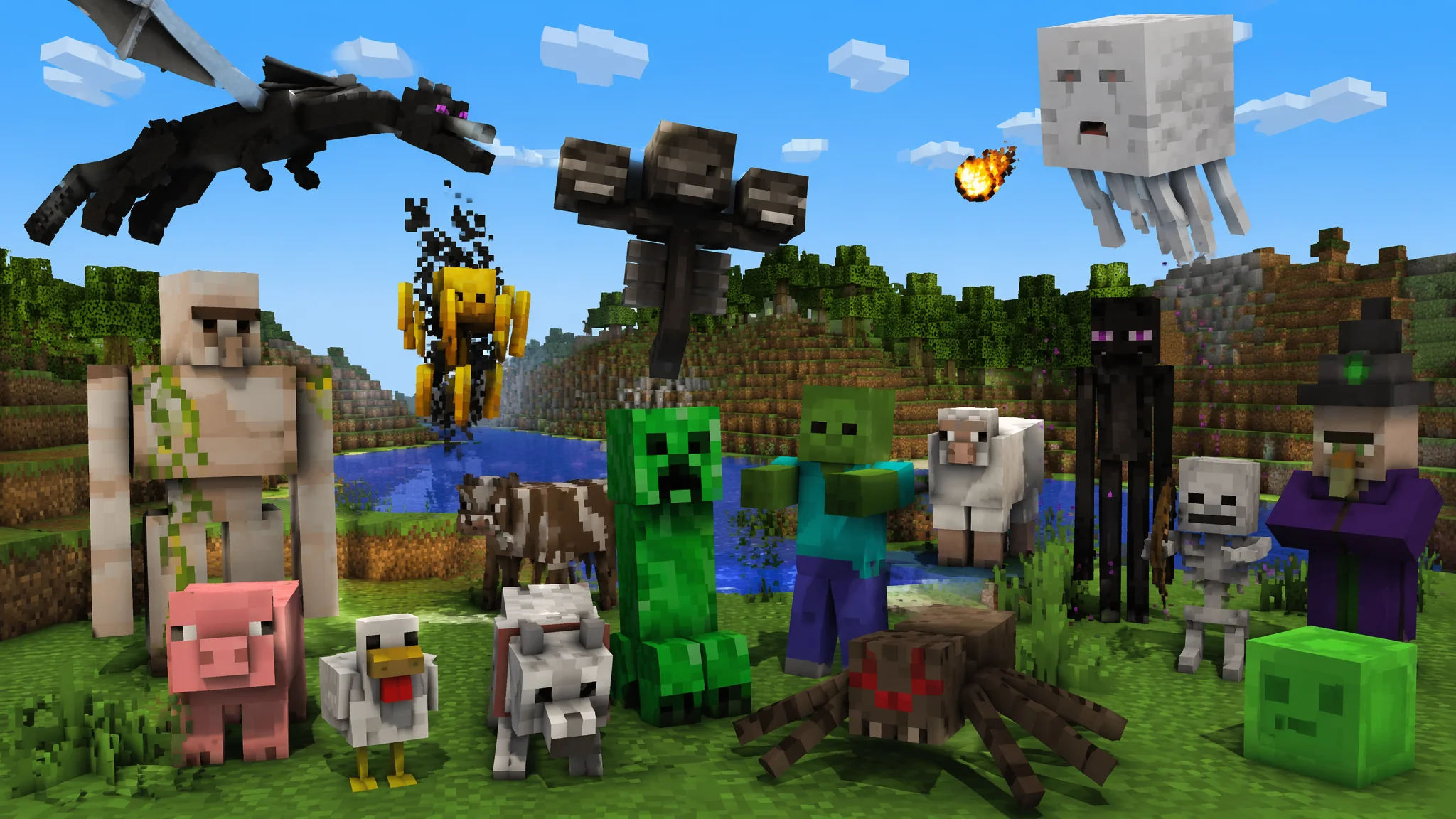 AI绘画Minecraft生物创作：方块世界怪物的提示词与风格技巧