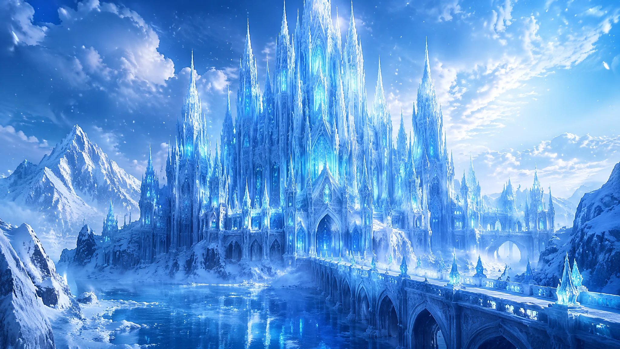 AI绘画冰雪城堡奇幻场景创作：从提示词到出图全流程