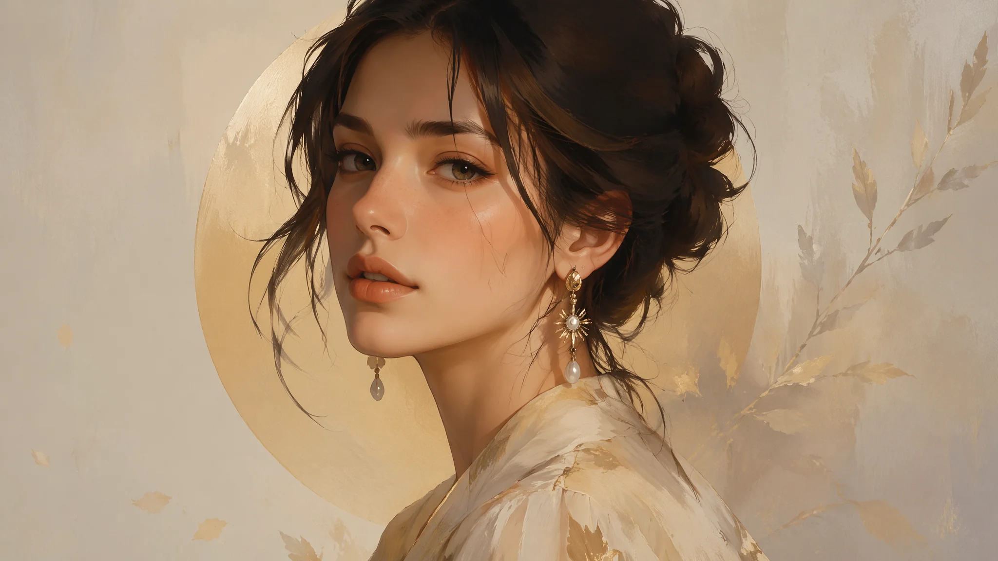 姜鱼风格AI绘画人像创作技巧