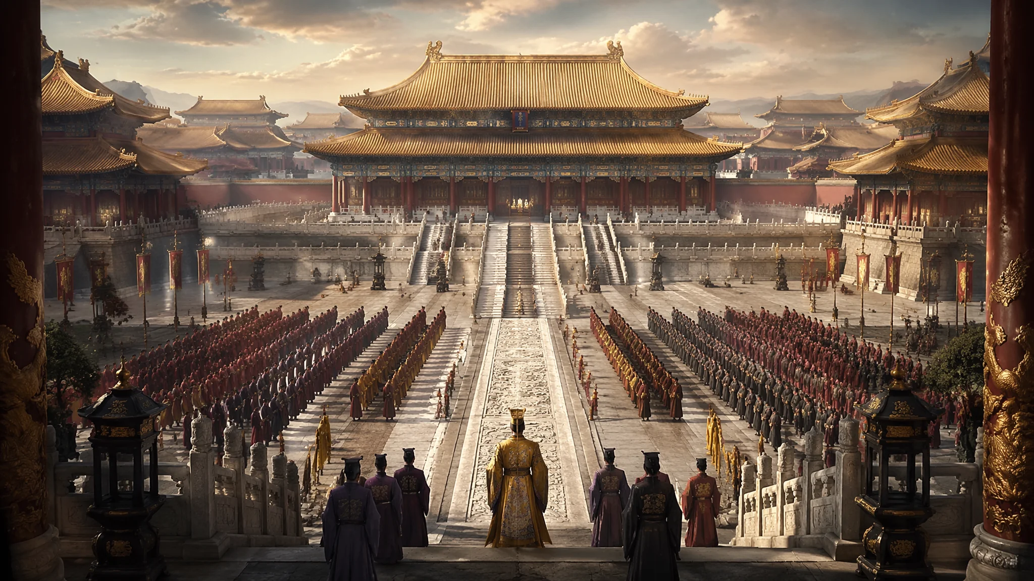 AI绘画古代皇宫：宏伟古代皇宫场景生成方法
