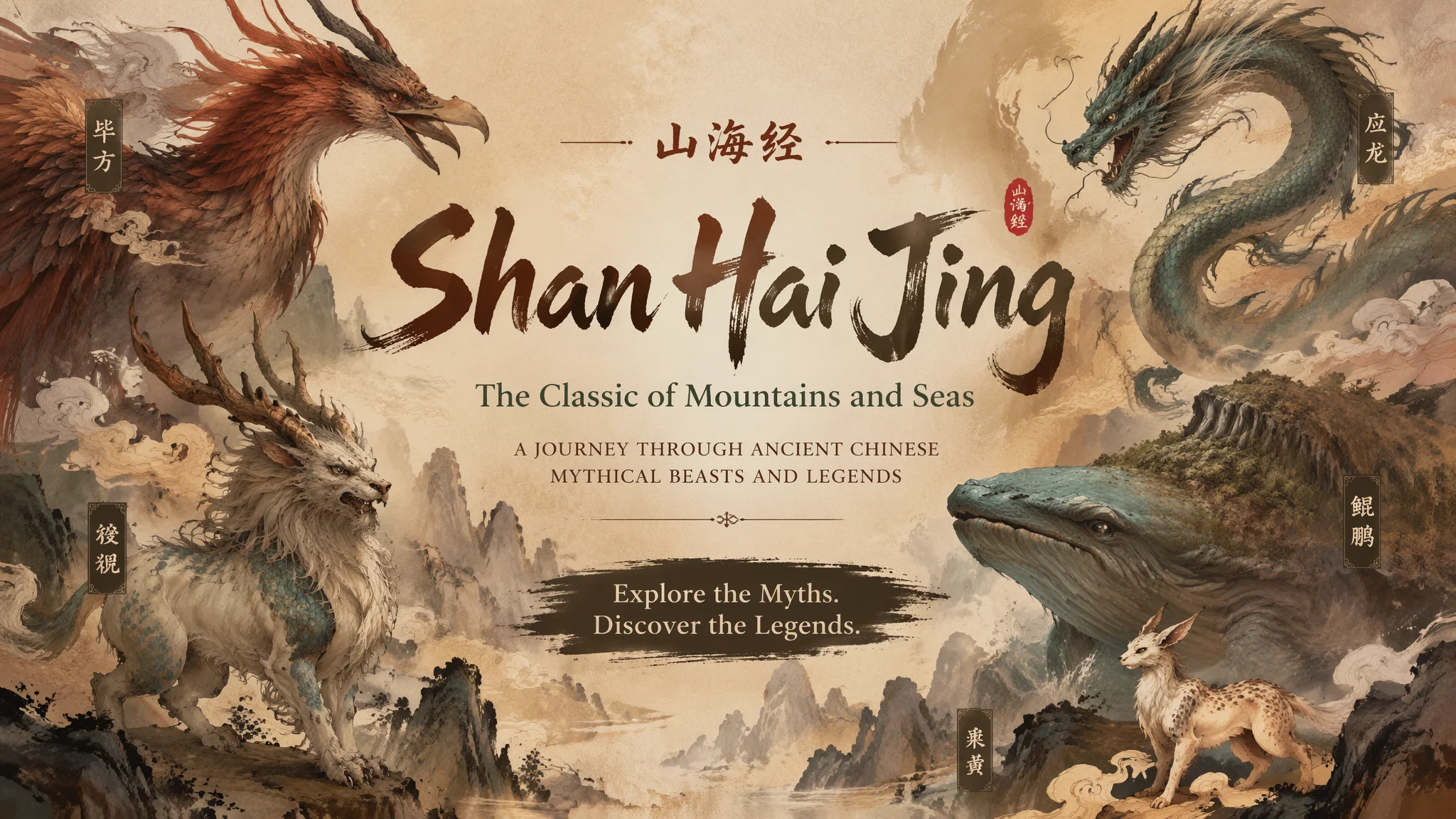 AI绘画山海经：神兽题材出图与提示词