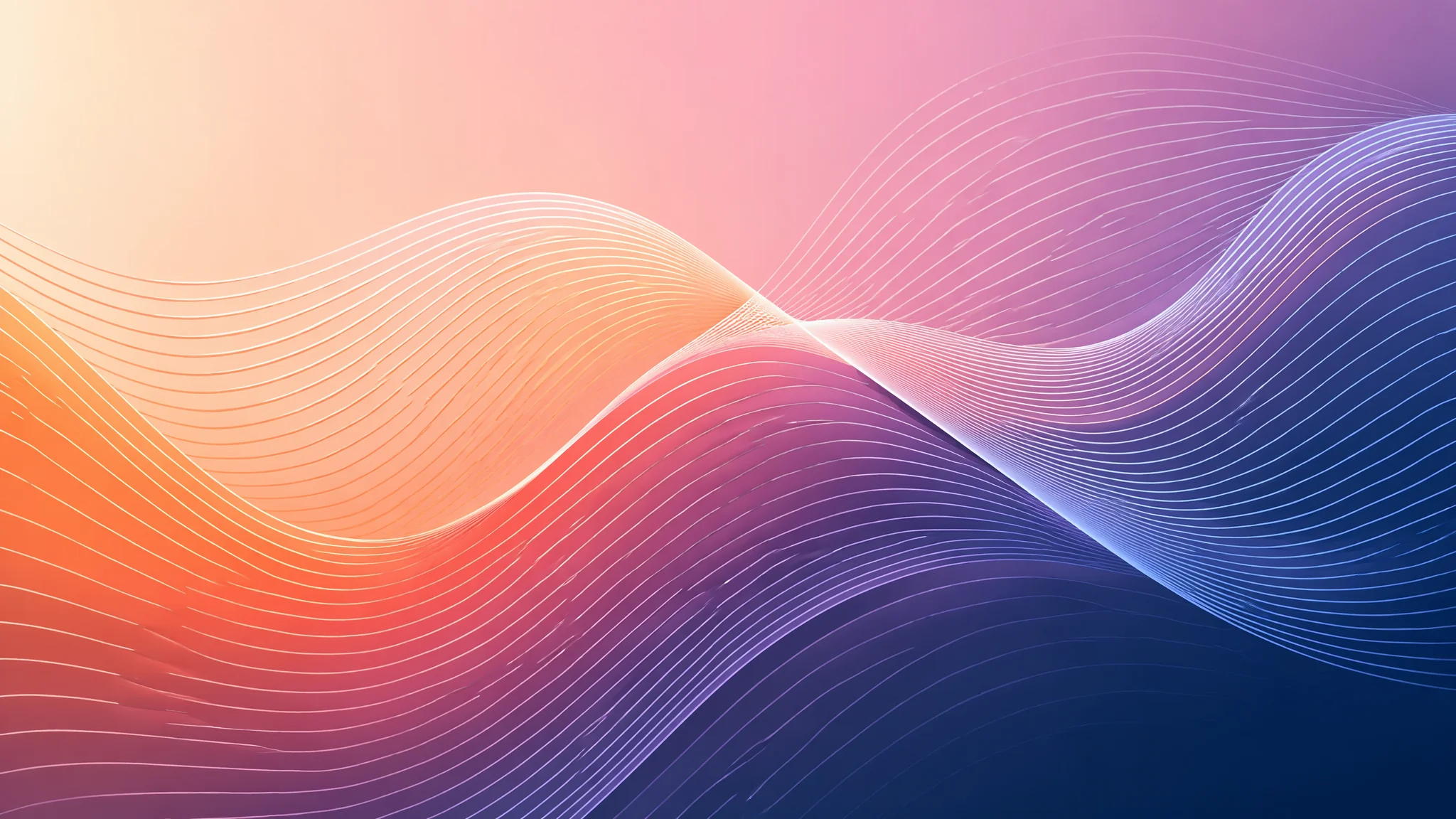 AI绘画波浪线：创意波浪线条艺术图案