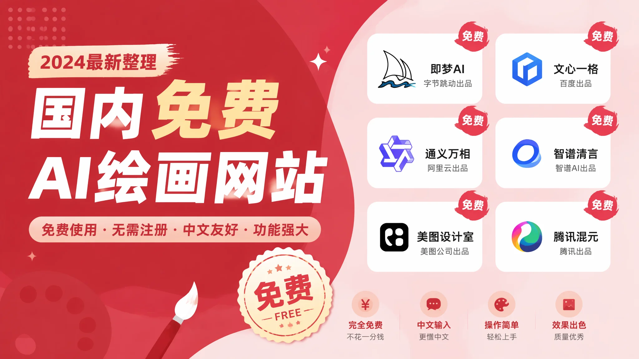 AI绘画网站免费国内：国产平替平台实测