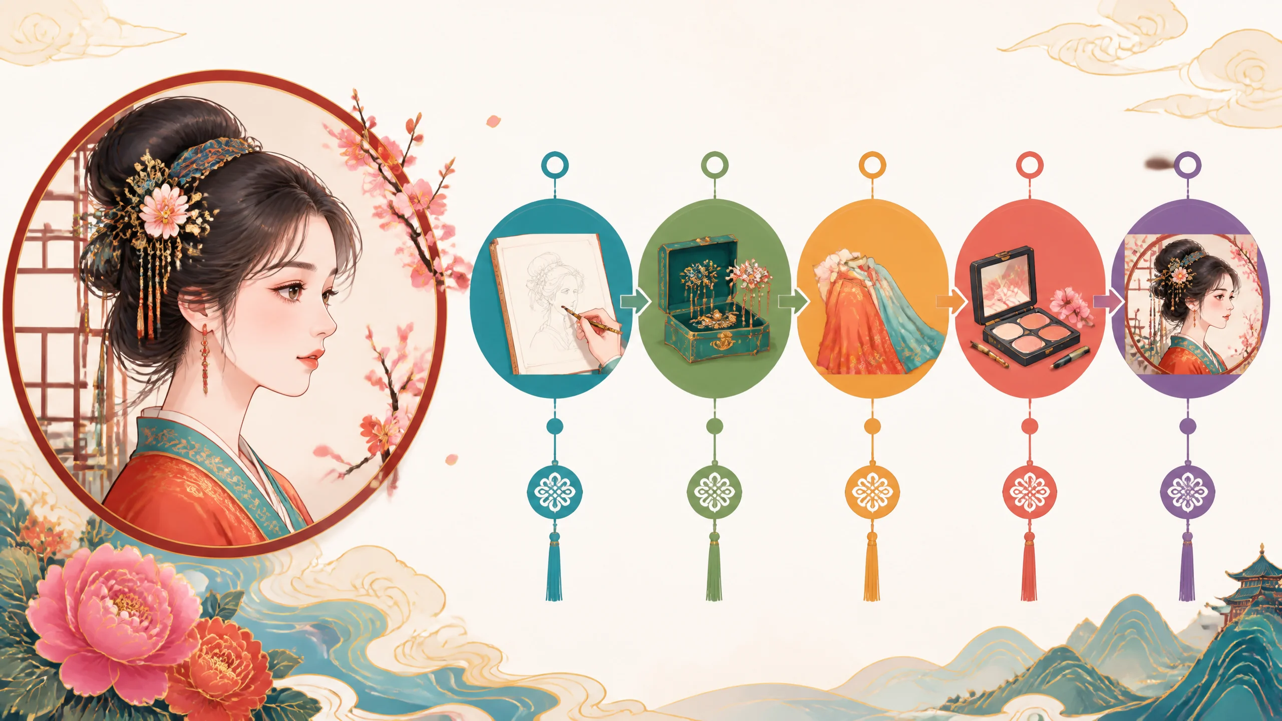 AI绘画头像女古风怎么画？古典美人出图