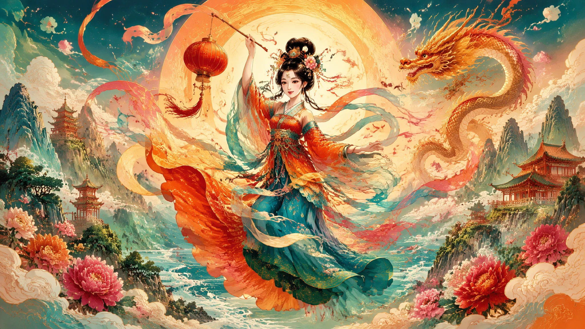 AI绘画祈福小和尚怎么画？禅意题材的神态