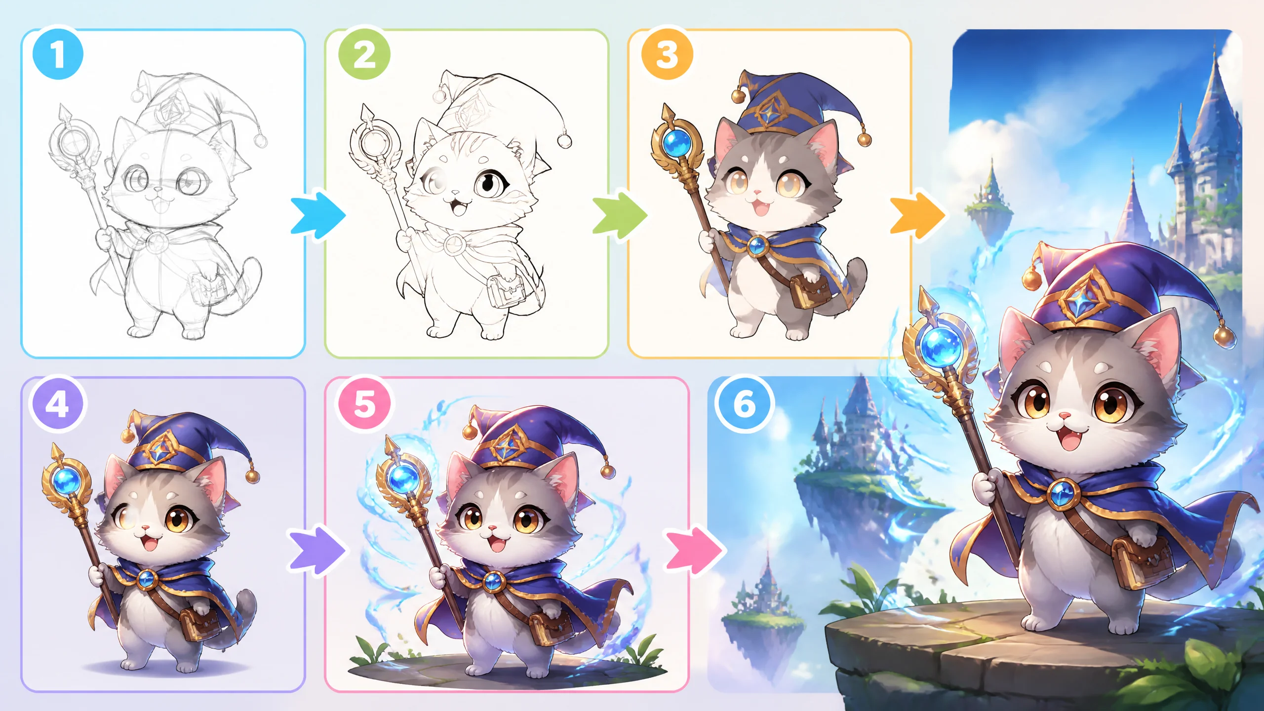 光遇AI绘画猫猫怎么画？游戏萌宠题材