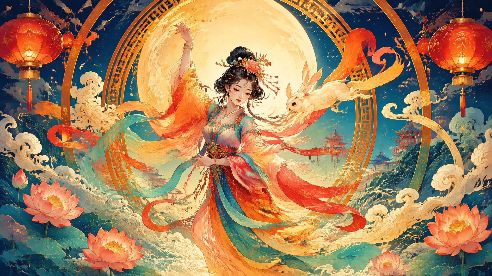 传统文化AI绘画怎么画？国风题材的意境表达