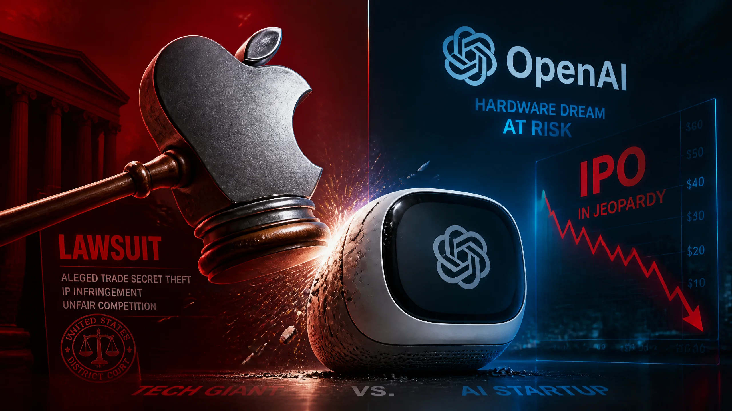 苹果起诉OpenAI会拖垮其硬件和IPO吗：AI公司估值泡沫争议