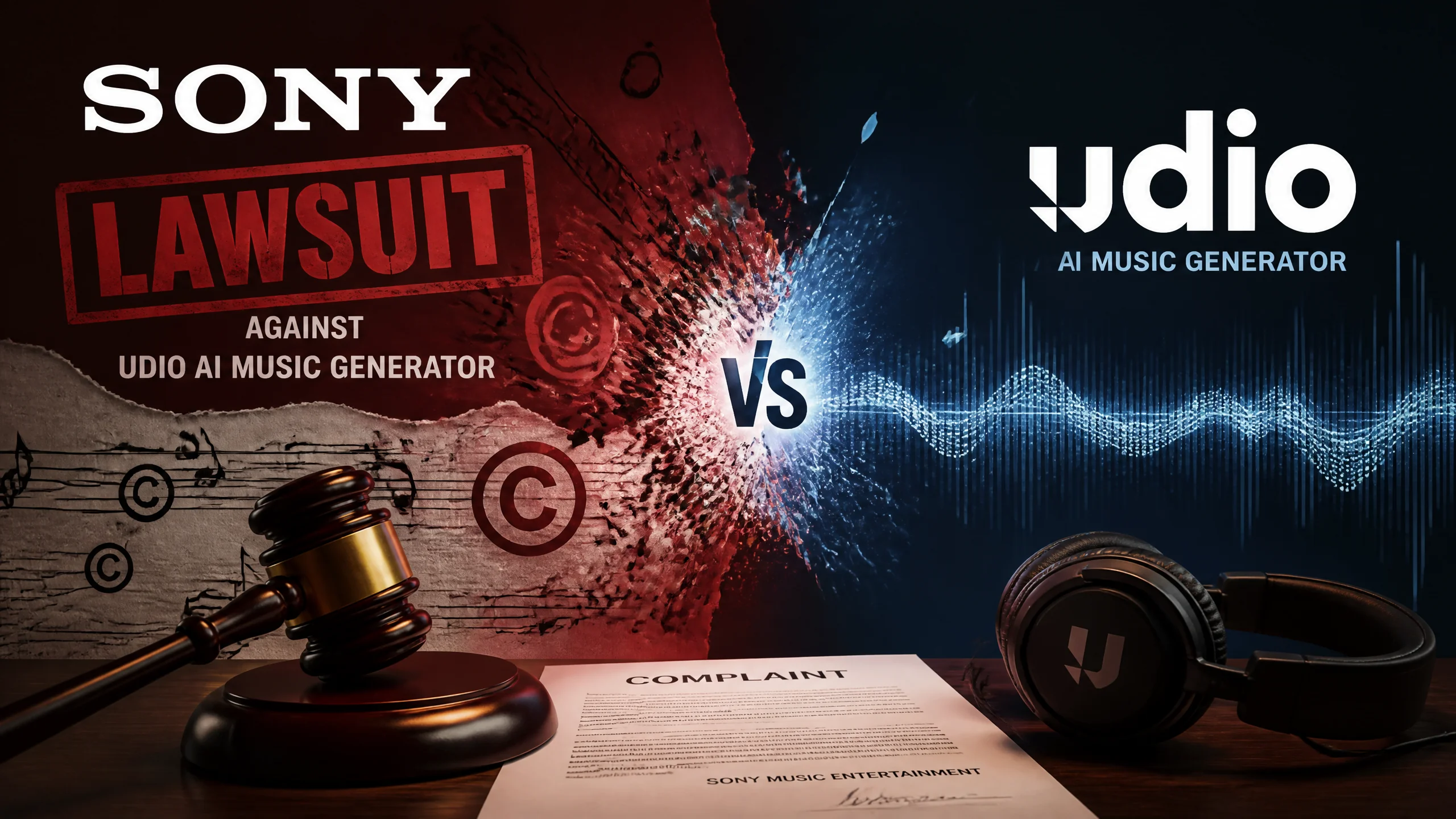 Sony起诉Udio生成了3万首歌：AI音乐版权战全面开打