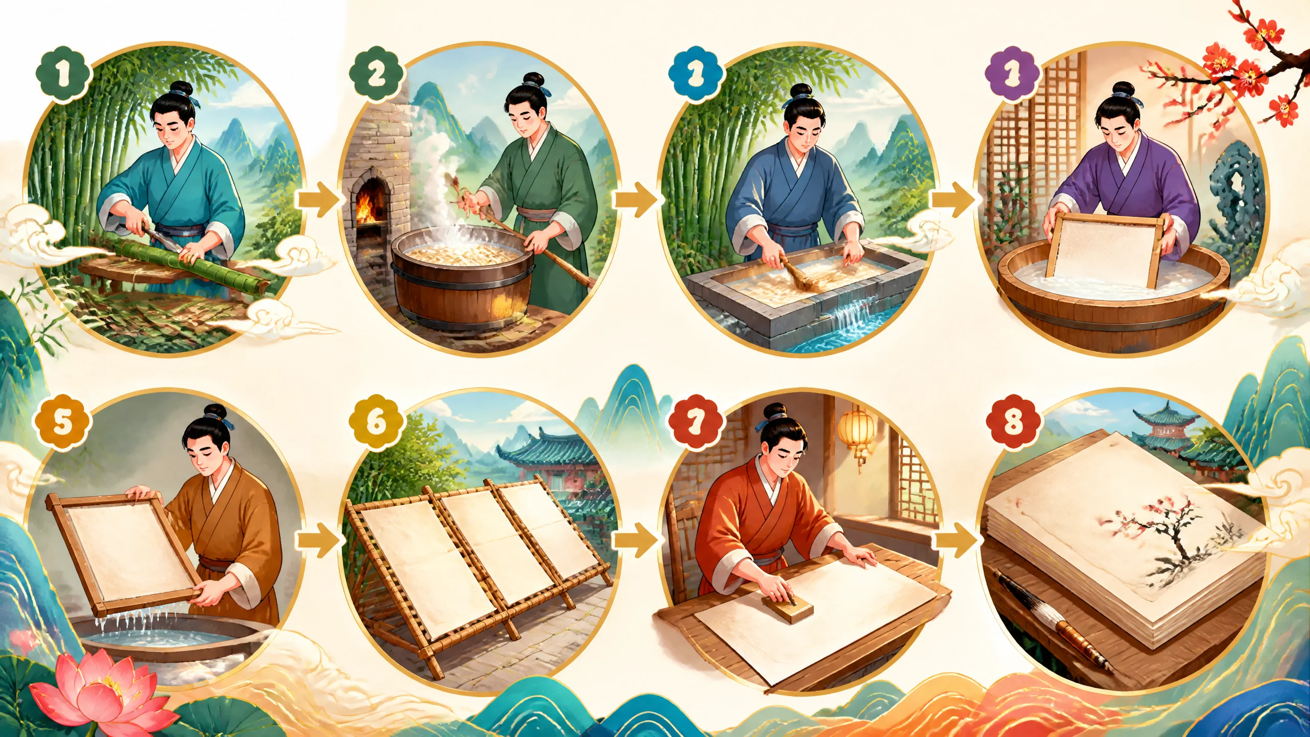 AI古风水墨绘画怎么出水墨味？国画出图