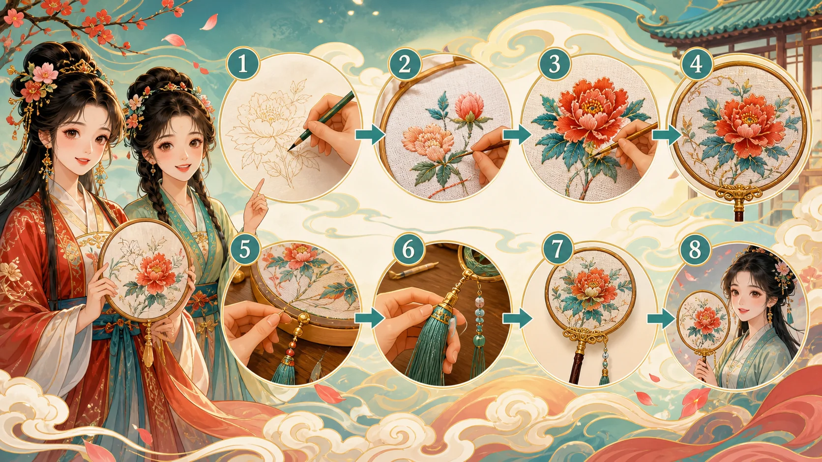 AI绘画国风情头怎么出？古风情侣头像