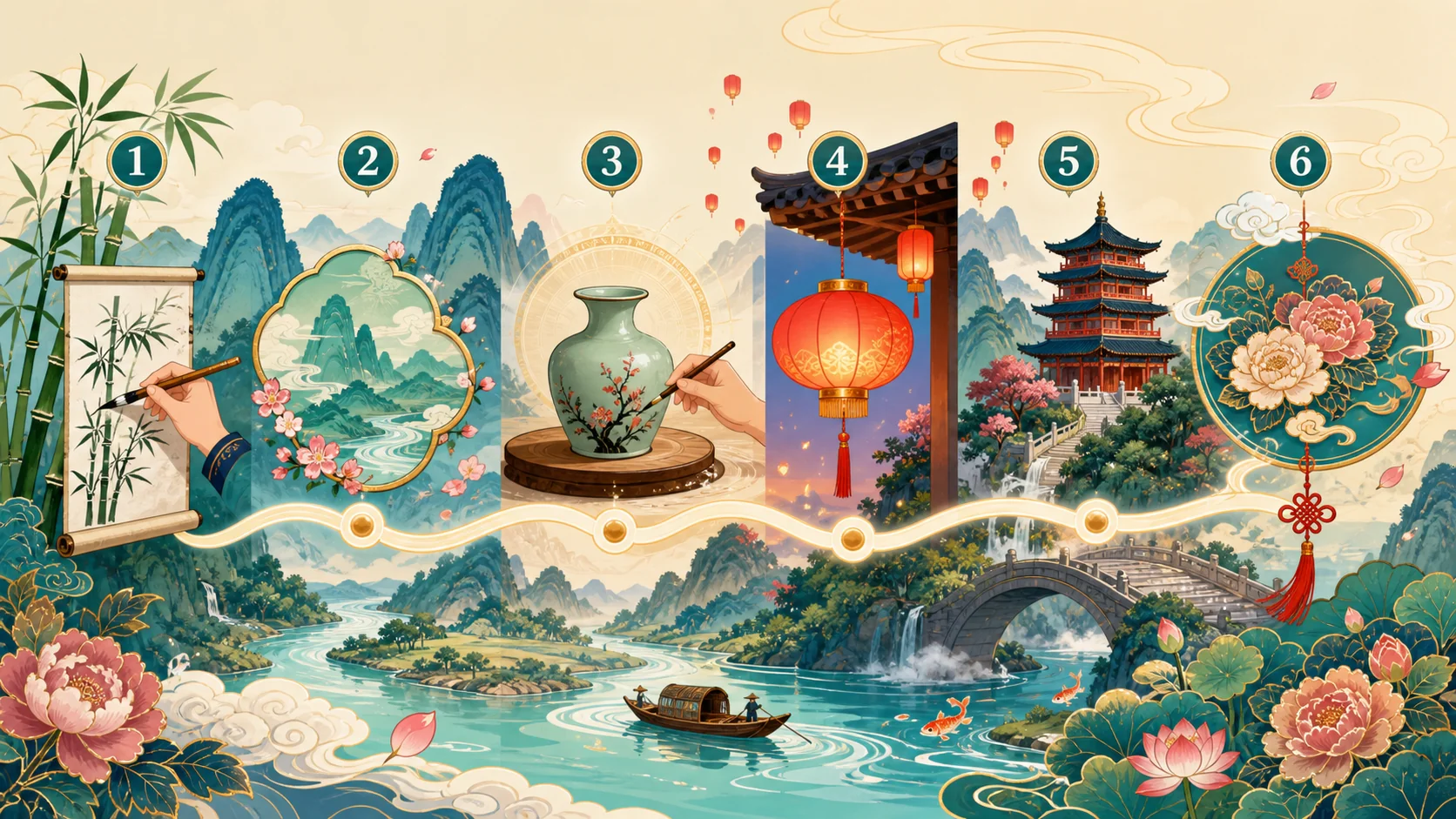 AI绘画山水画怎么出？传统国画意境出图