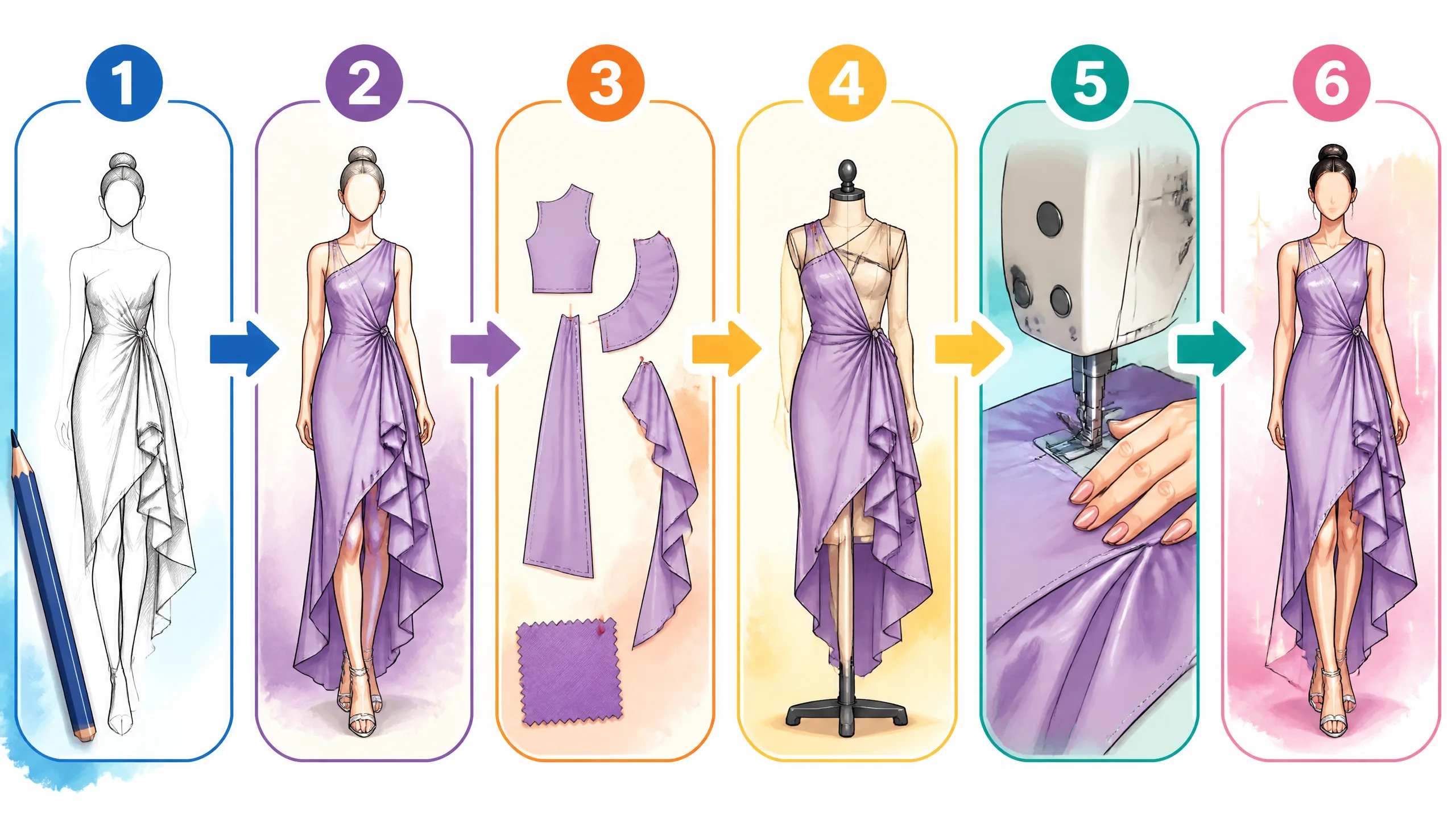 AI超短裙绘画怎么画？服装穿搭出图