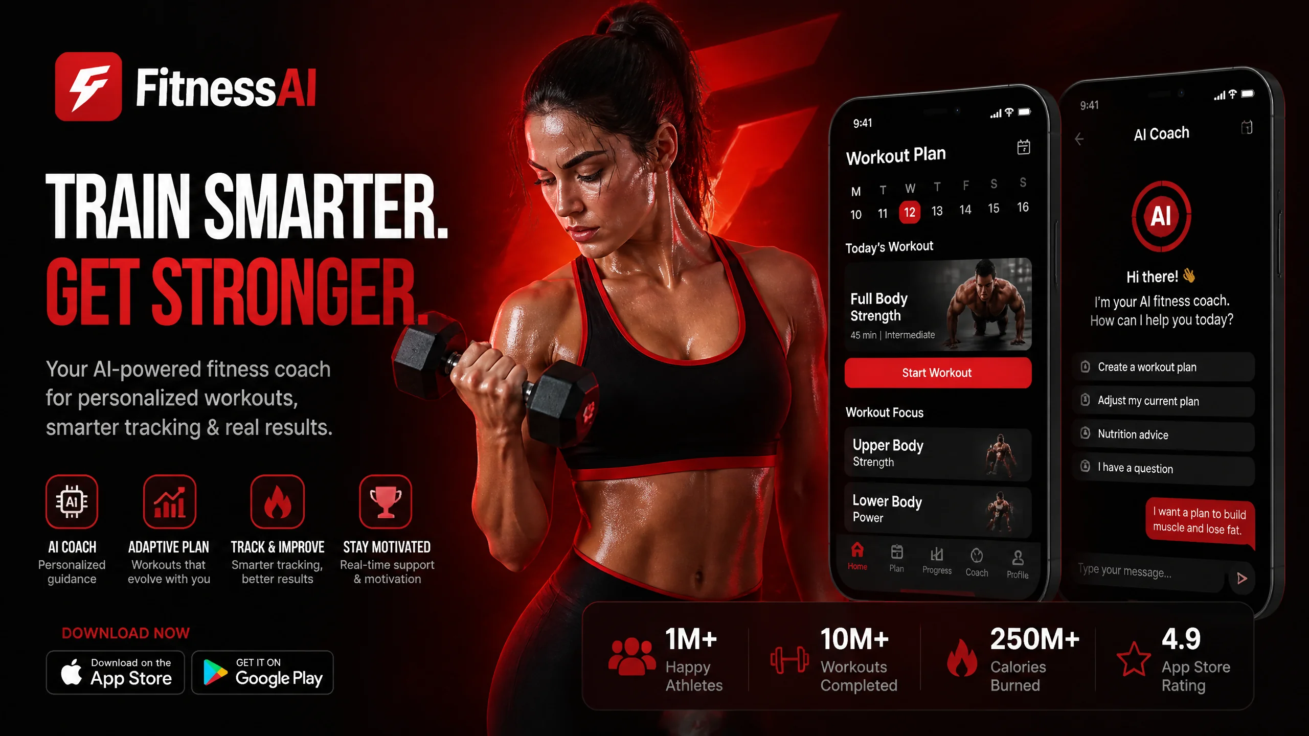 AI健身教练工具对比：FitnessAI、Zing、Freeletics实测