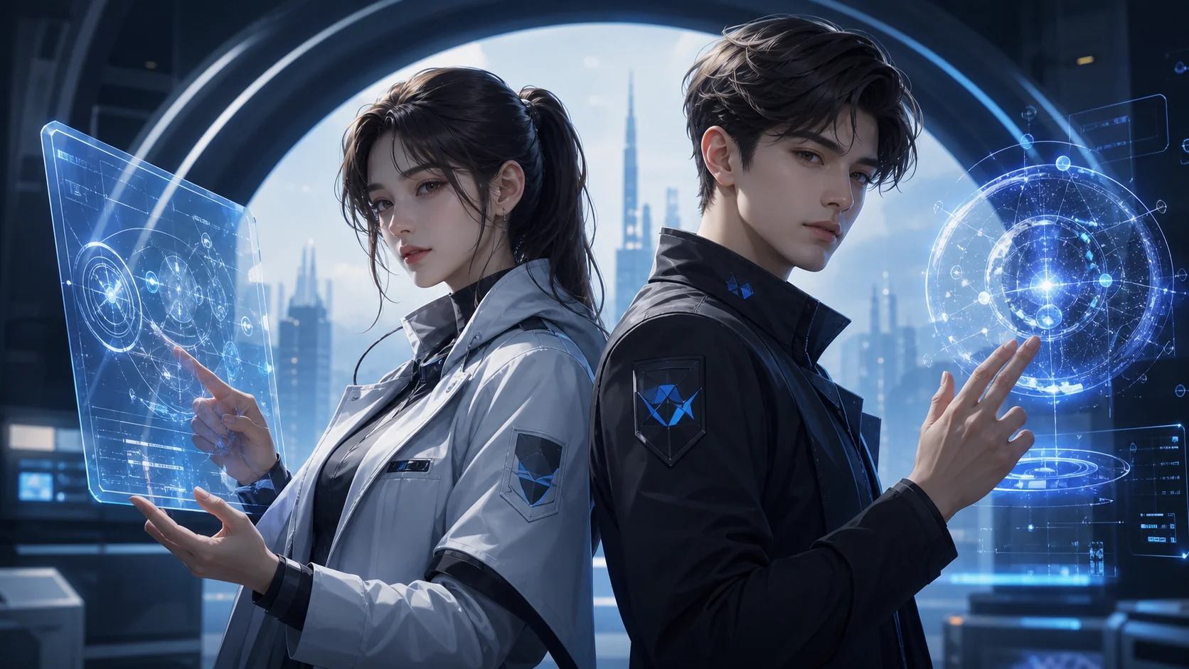 AI绘画描述词双人怎么写？双人提示词技巧