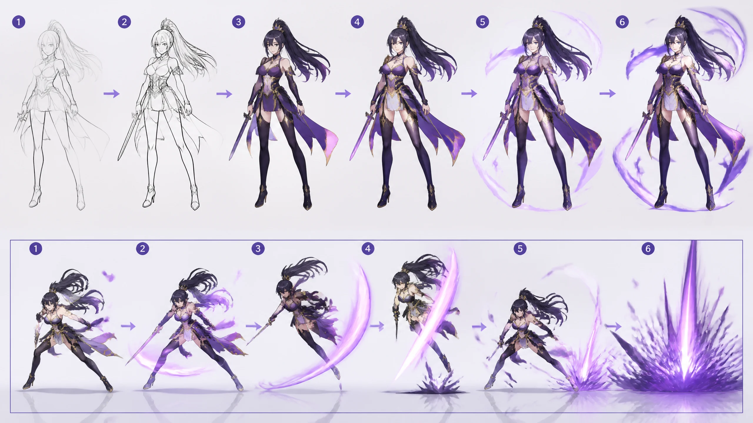 头像动漫女AI绘画怎么画？动漫女头出图