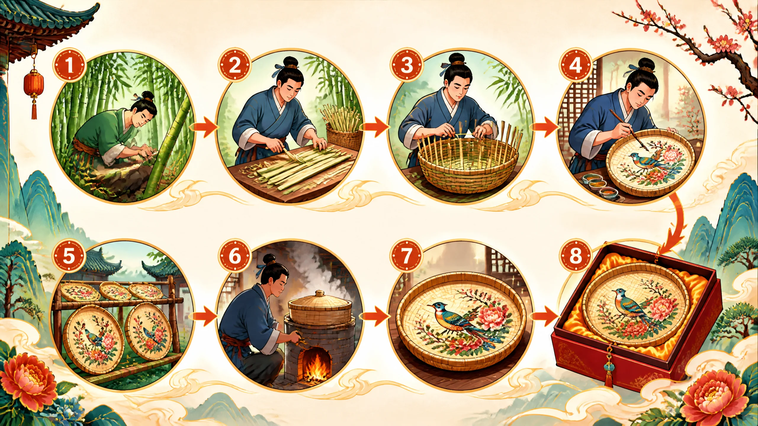 AI绘画水彩风国风怎么画？水彩国风出图