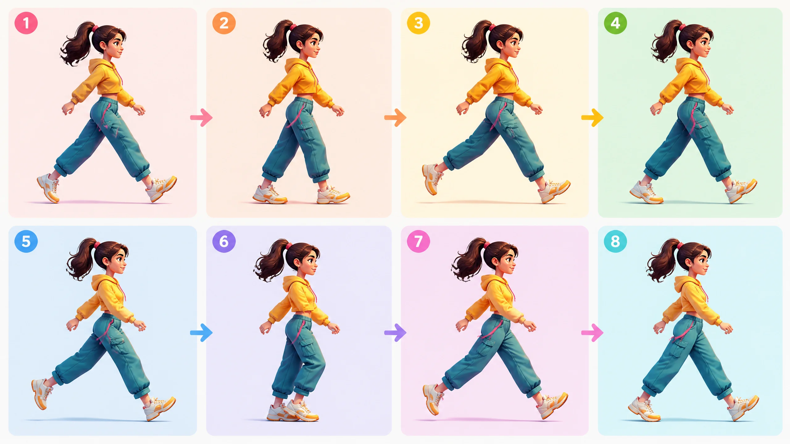 AI绘画美女瑜伽裤怎么画？运动装人像出图