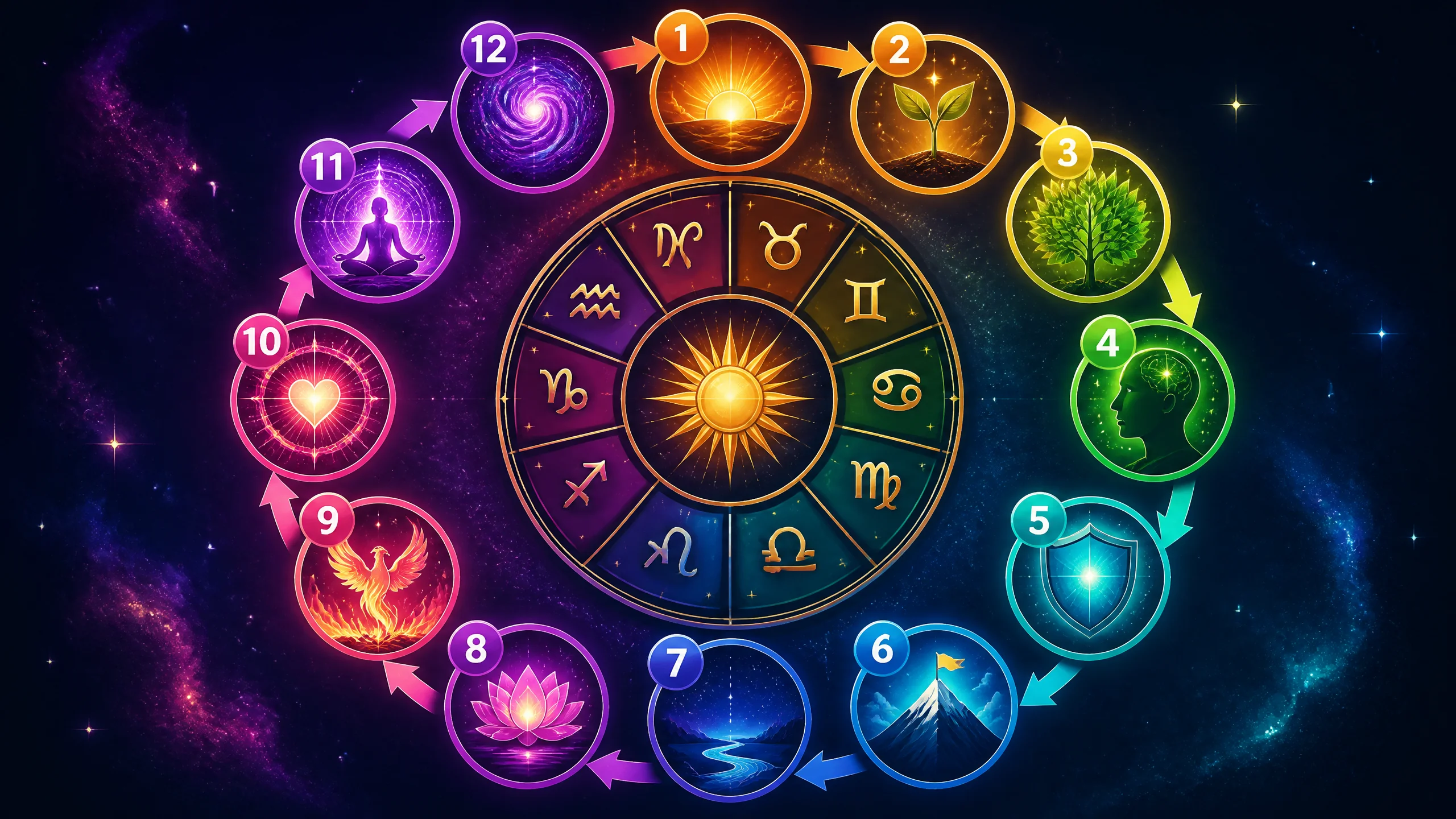 AI绘画12星座图片怎么画？星座系列出图