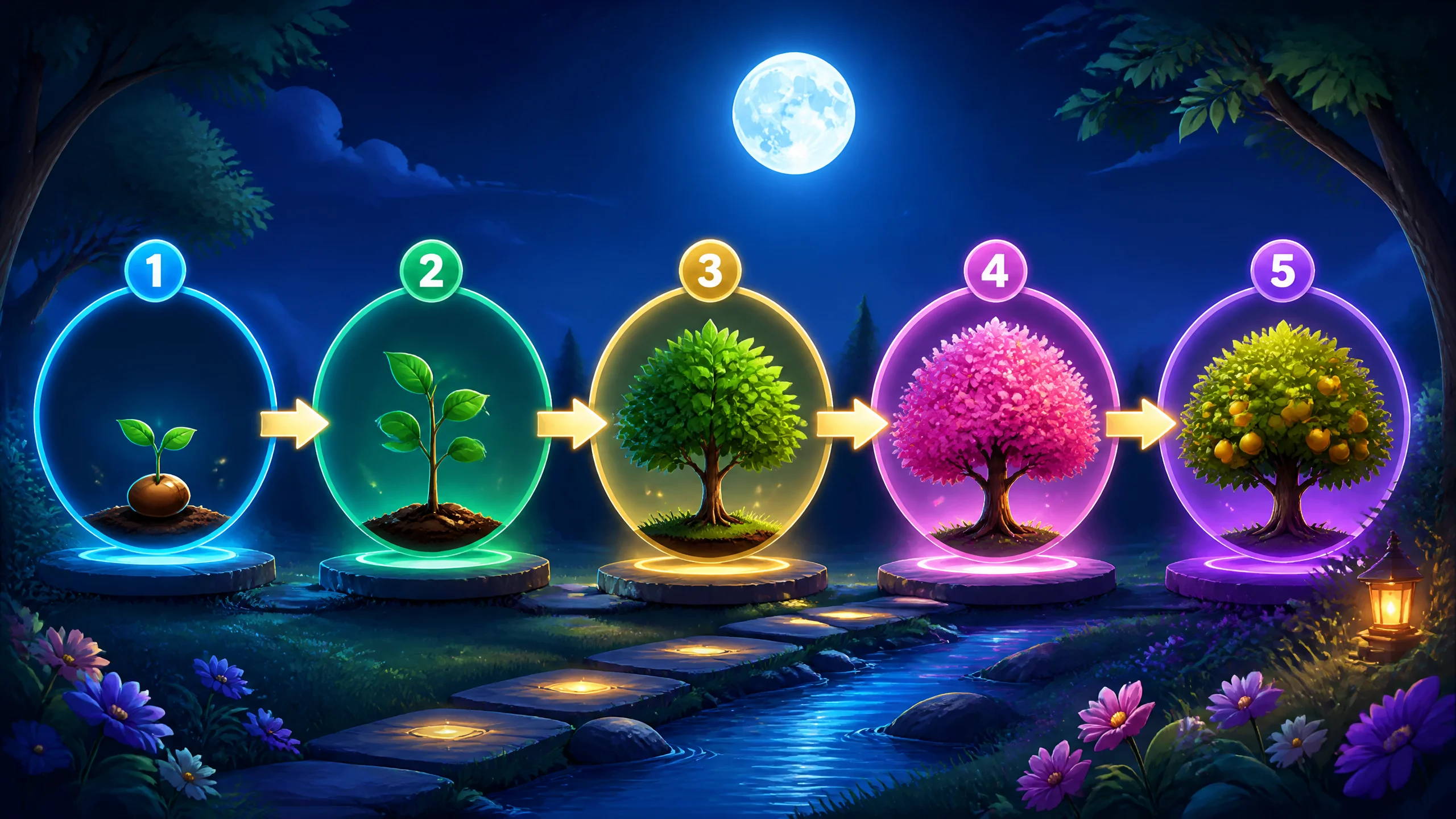 AI绘画萤火虫怎么画？夜景特效出图