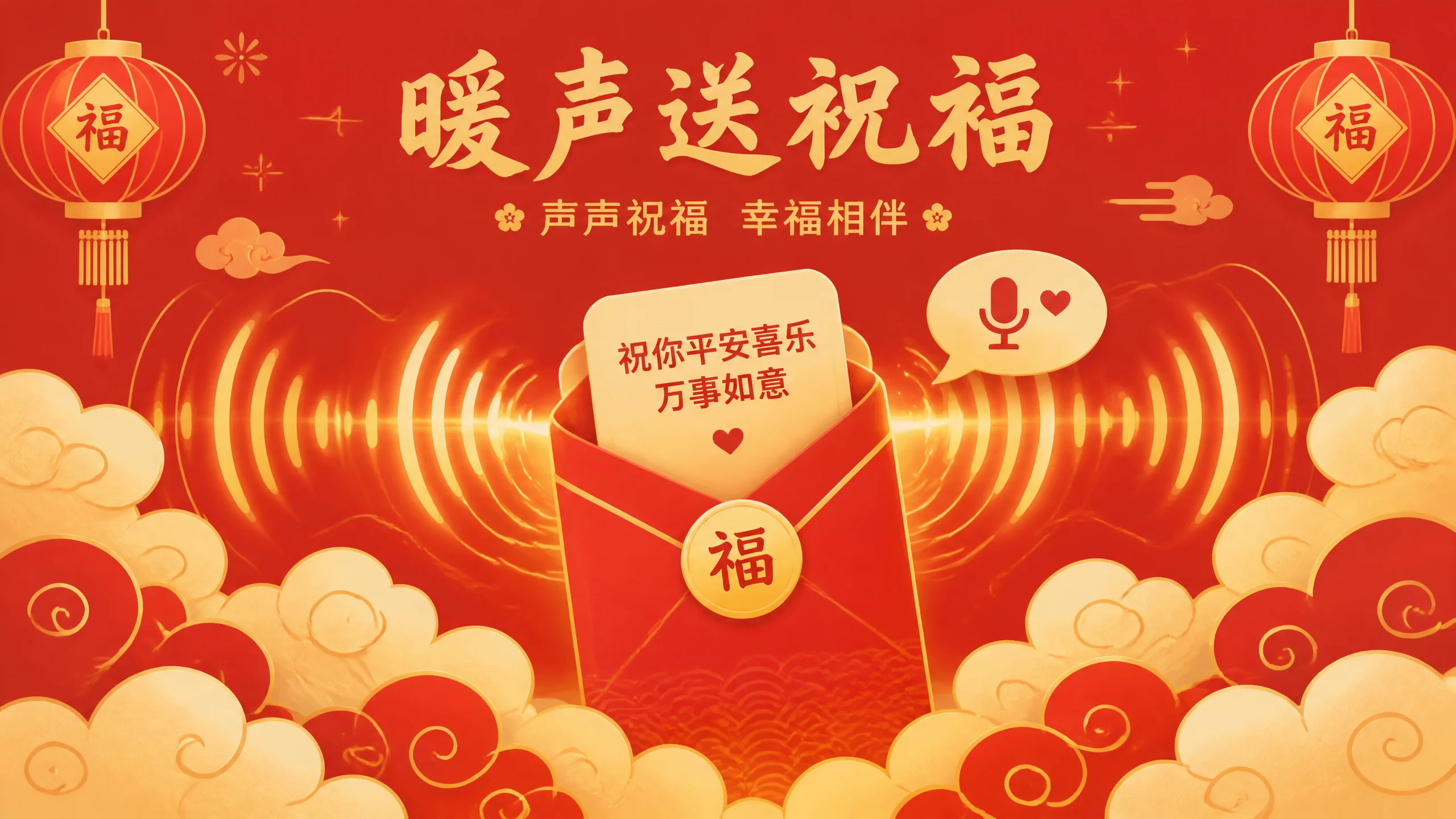 祝福类AI配音怎么配？喜庆温暖