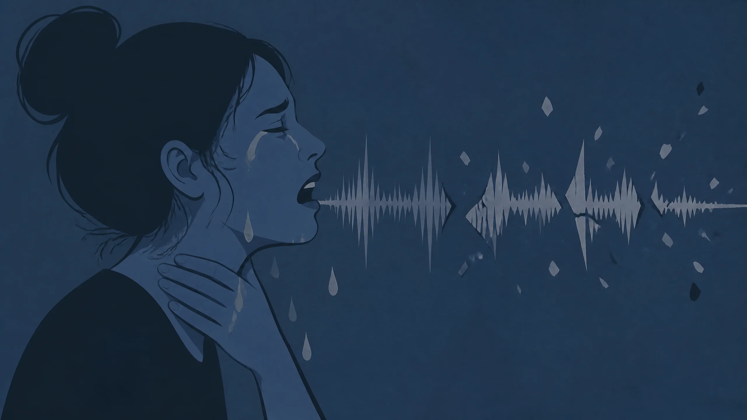 哭声AI配音怎么调？抽泣哽咽音色调参