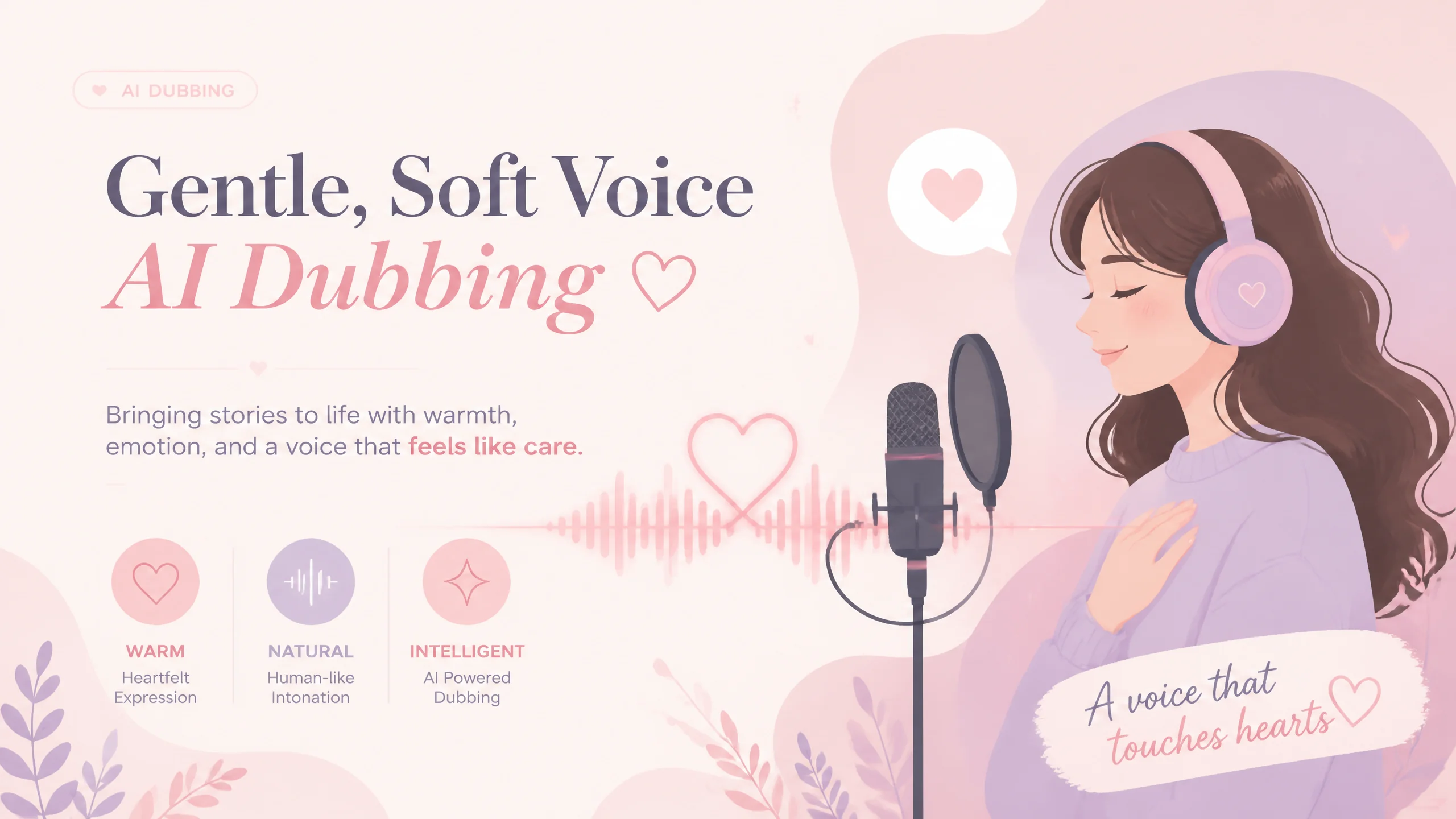 AI情话配音怎么做？温柔音色与情感语气调校