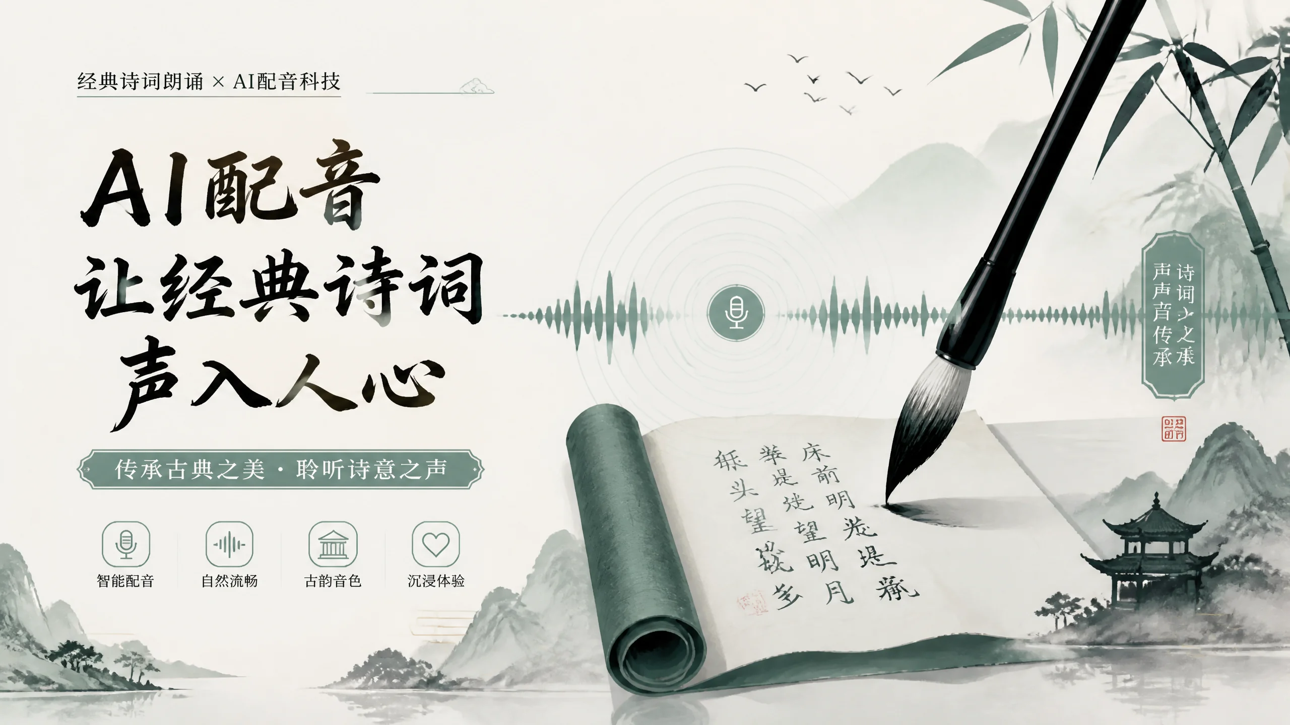 诗意AI配音怎么做？散文诗朗诵的韵律与气息