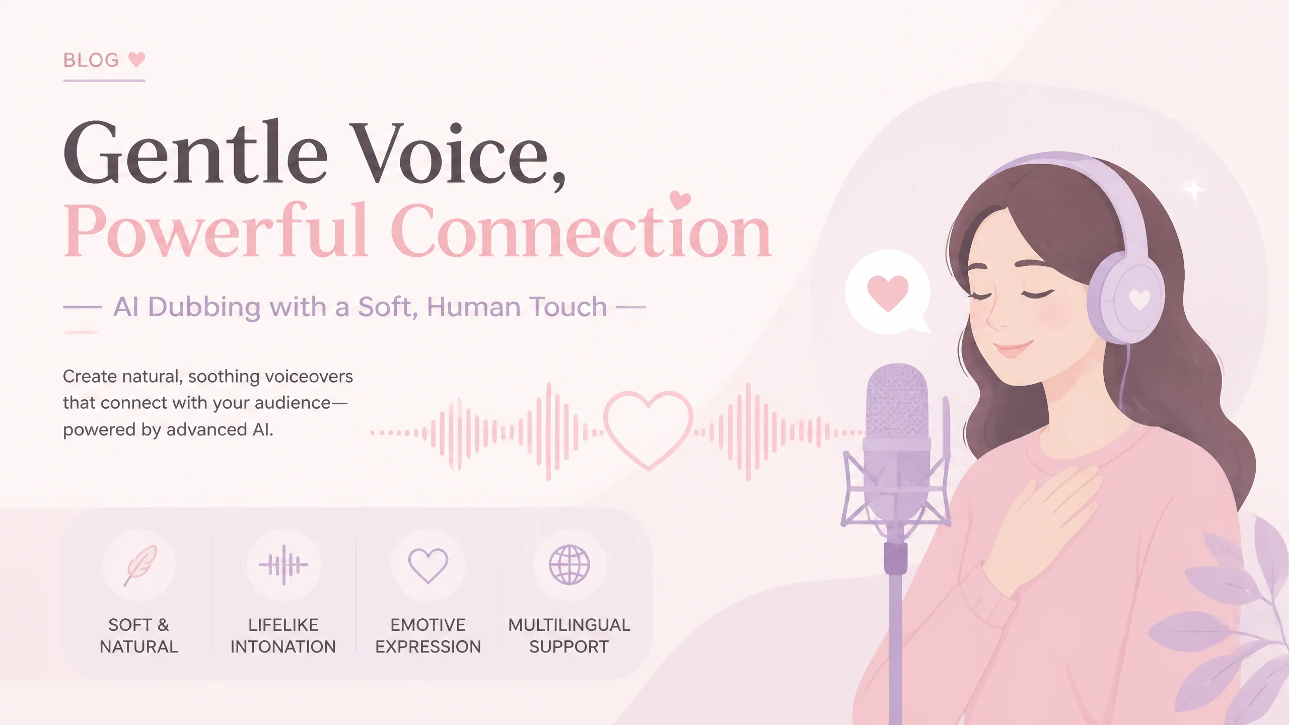 潇潇AI配音怎么做？温婉女子音色的参数调试