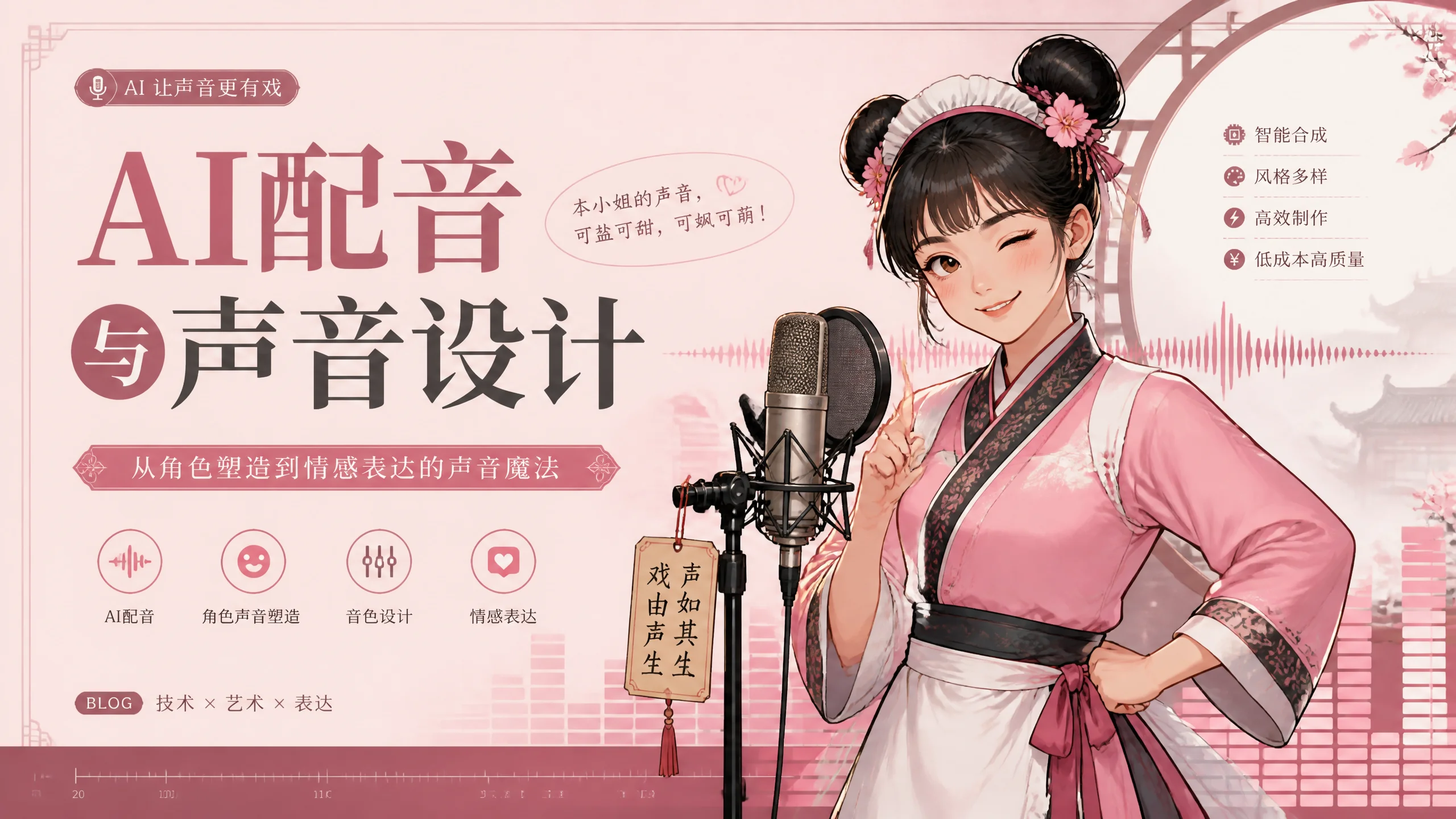 丫头ai配音怎么做？手把手调出有灵魂的角色音色