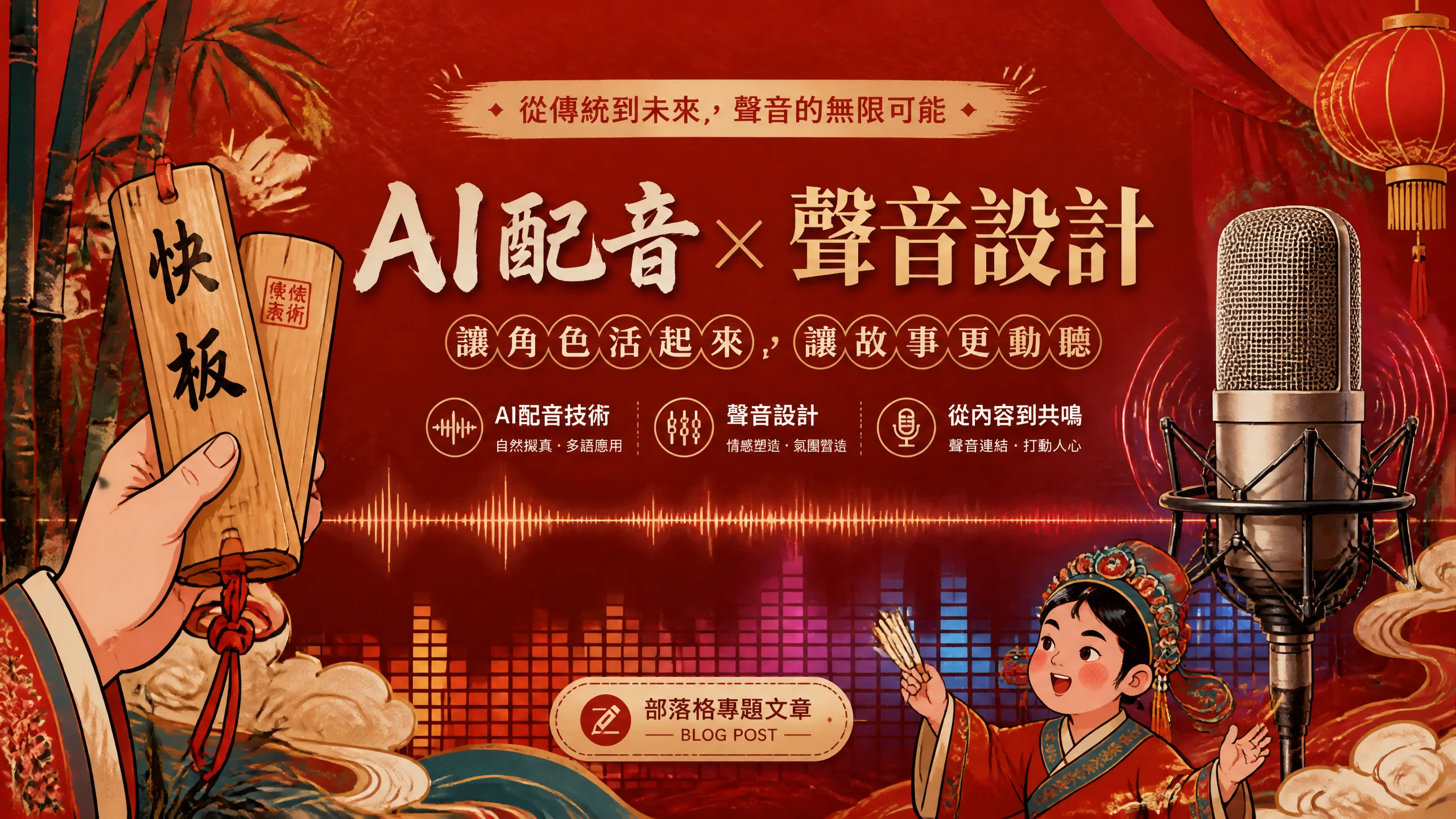 快板配音ai怎么做？手把手调出有灵魂的角色音色