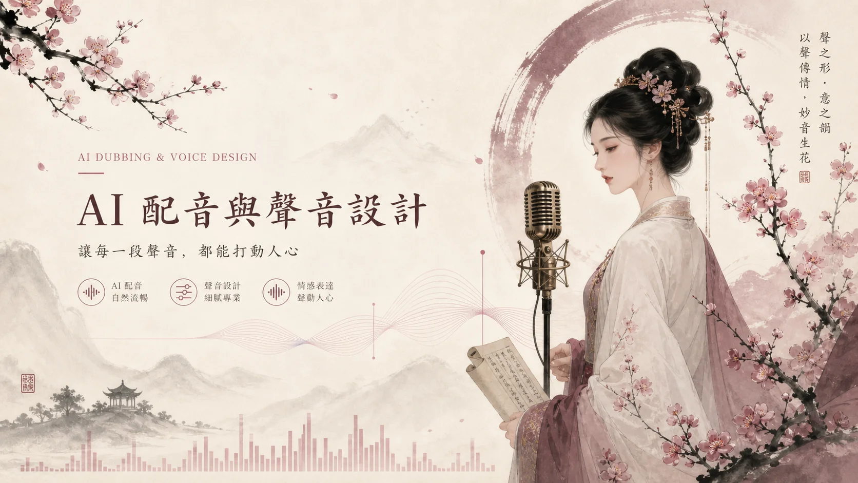 李清照配音ai怎么配？角色音色从选声到调参的完整思路