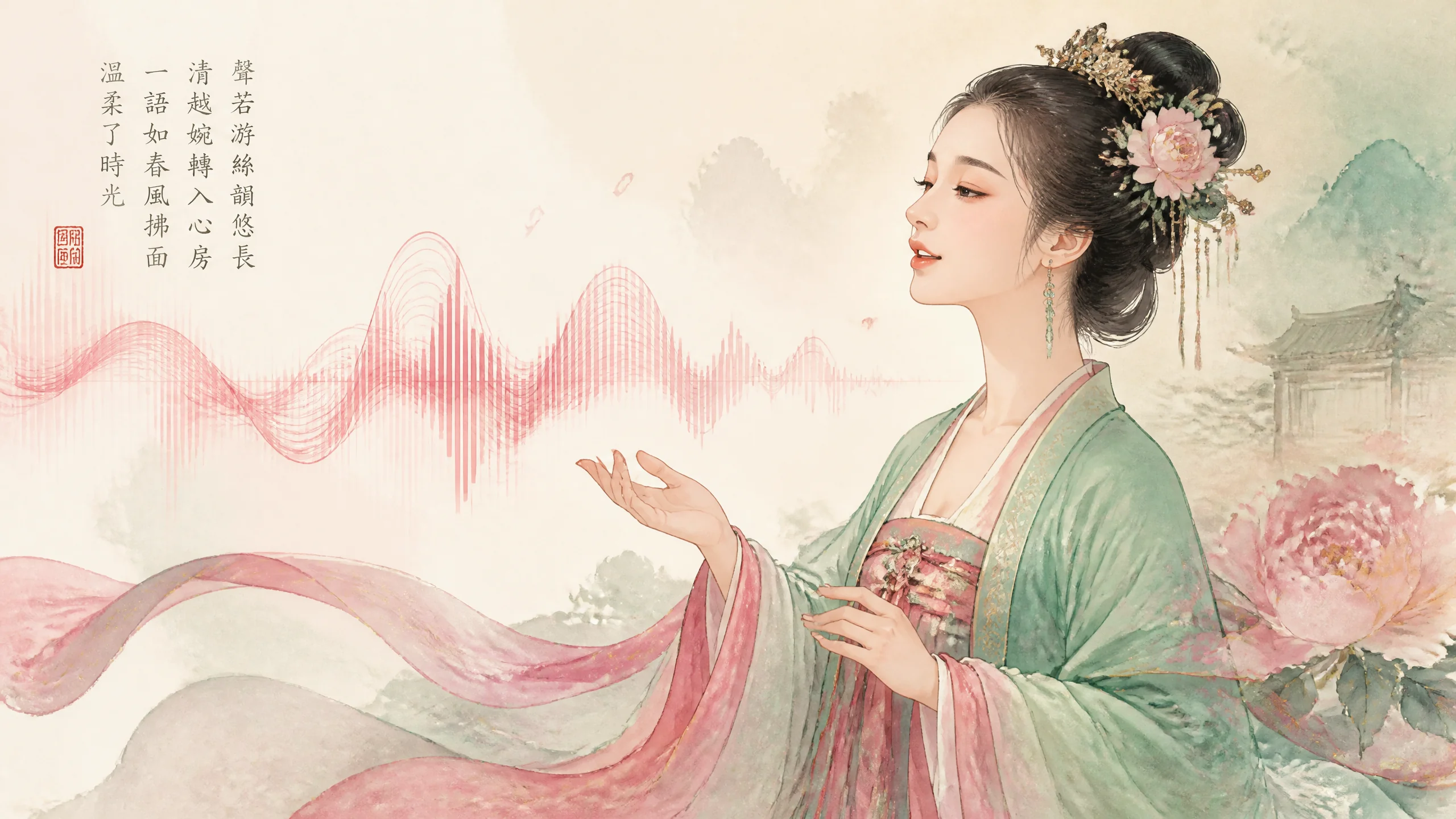 时宜式温柔女声用AI怎么配？温婉古装音色调参