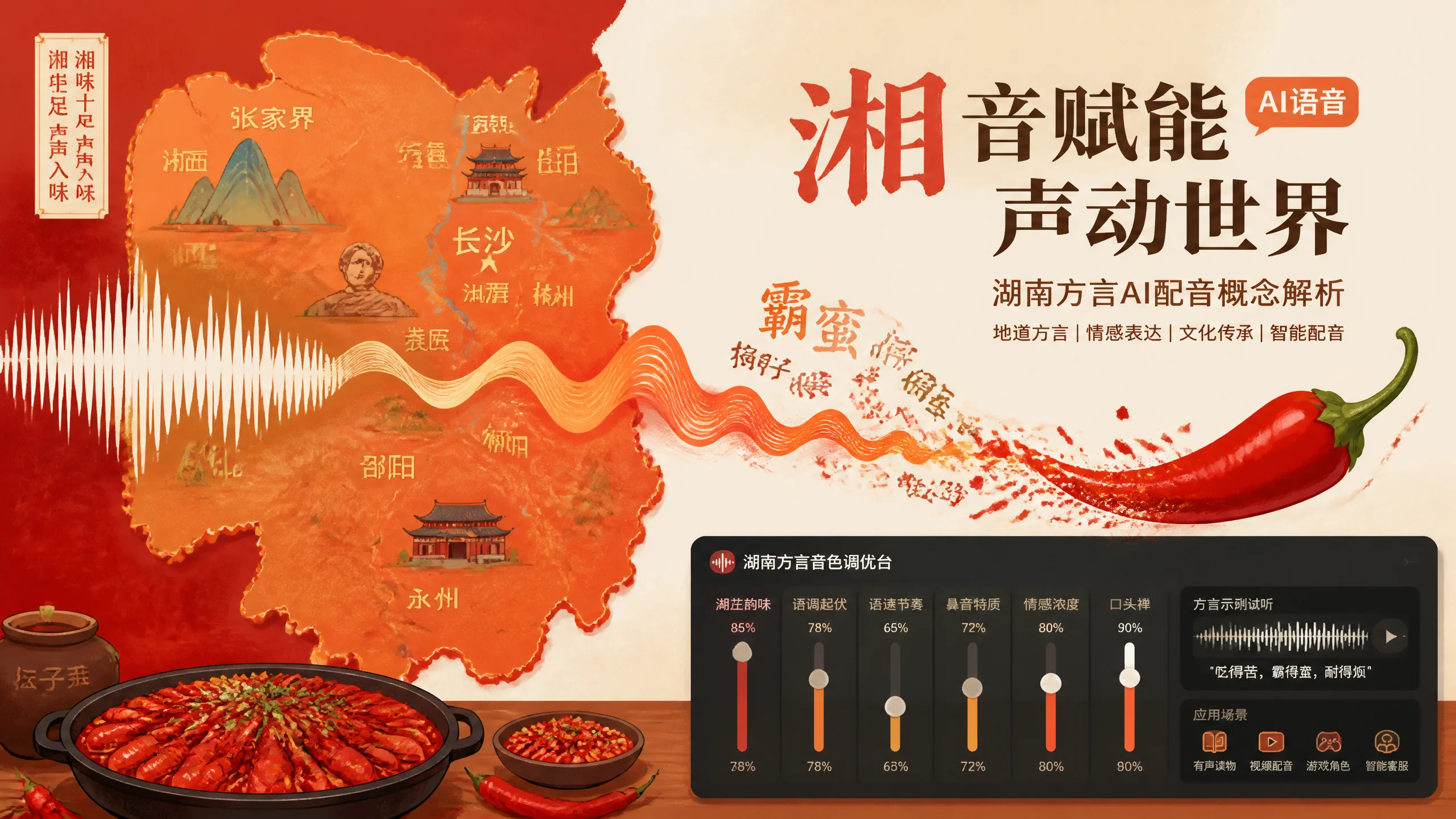 ai湖南配音能不能配出地道的湘味？湘音声线与口语的实测解法