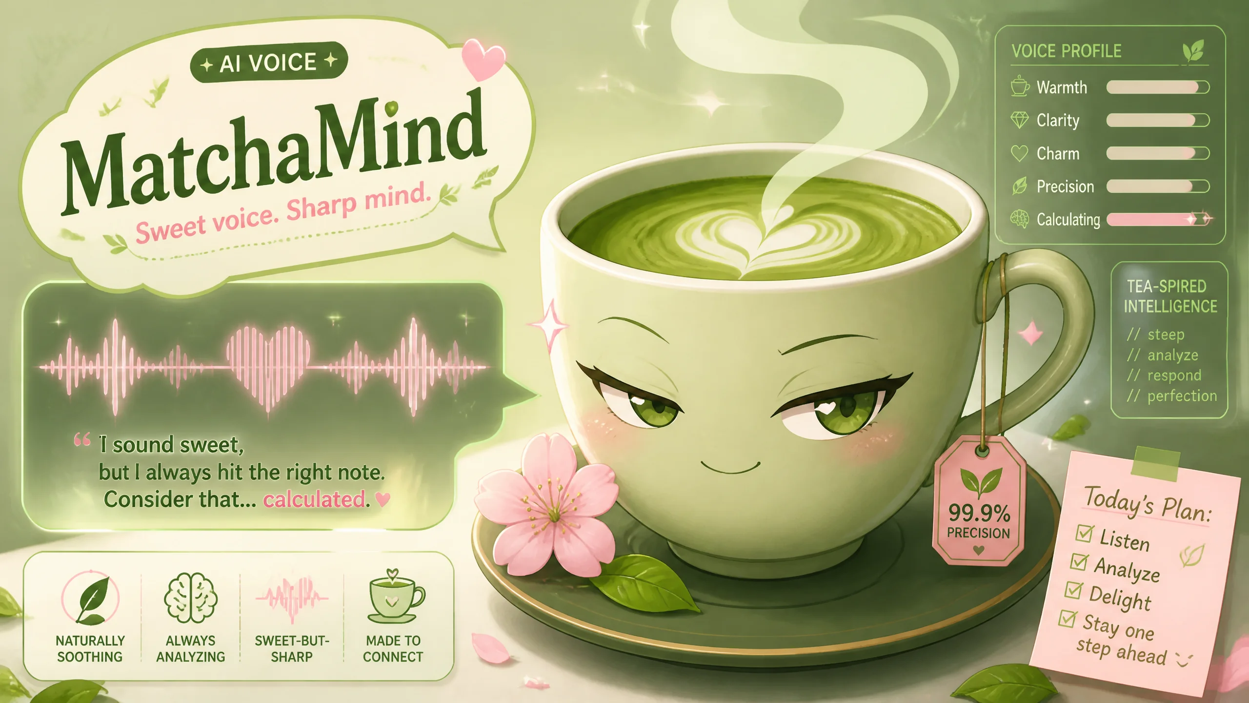 AI配绿茶心机甜音怎么不腻？声线拿捏的分寸